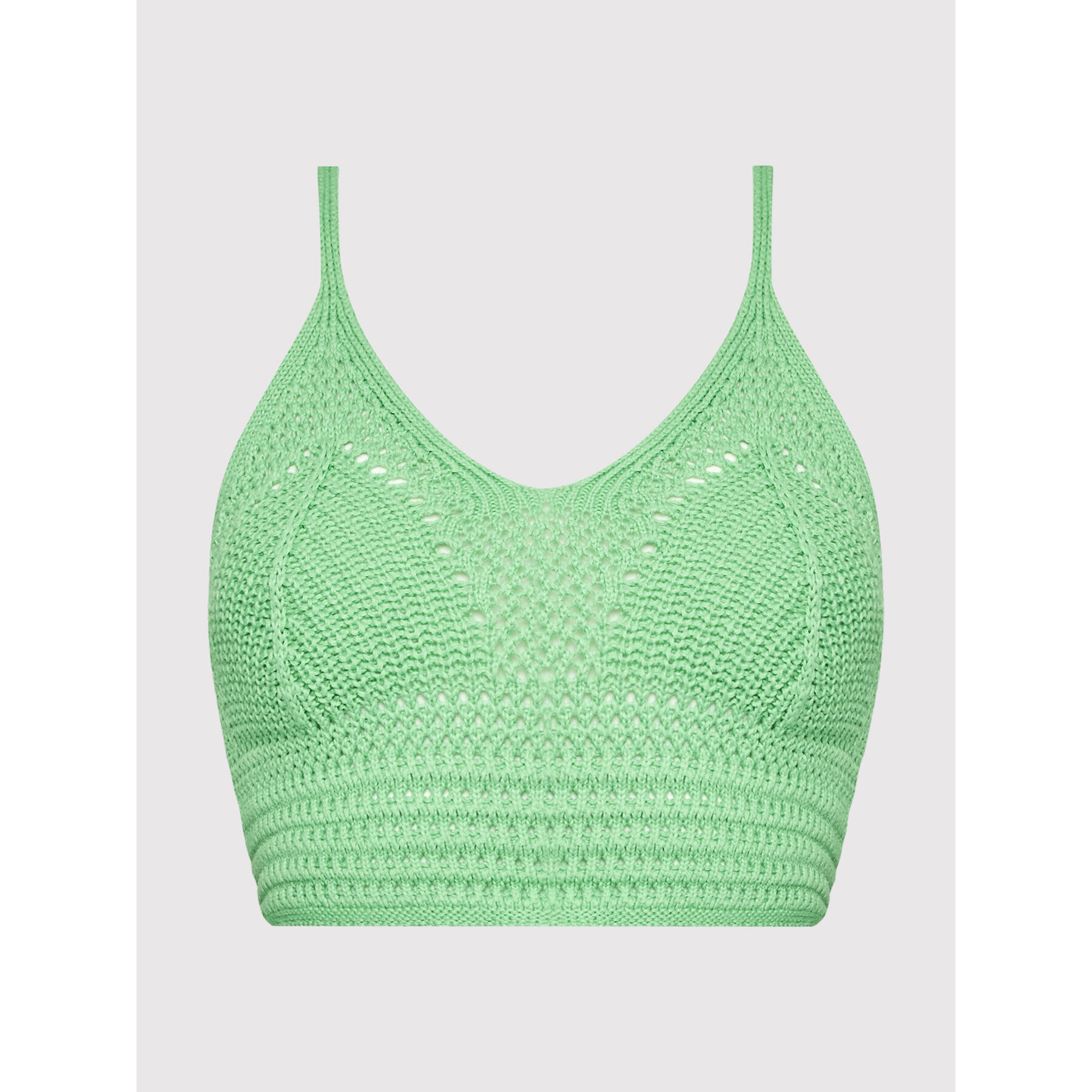 DeeZee топ Marielle AL018 Зелен Cropped Fit - Pepit.bg