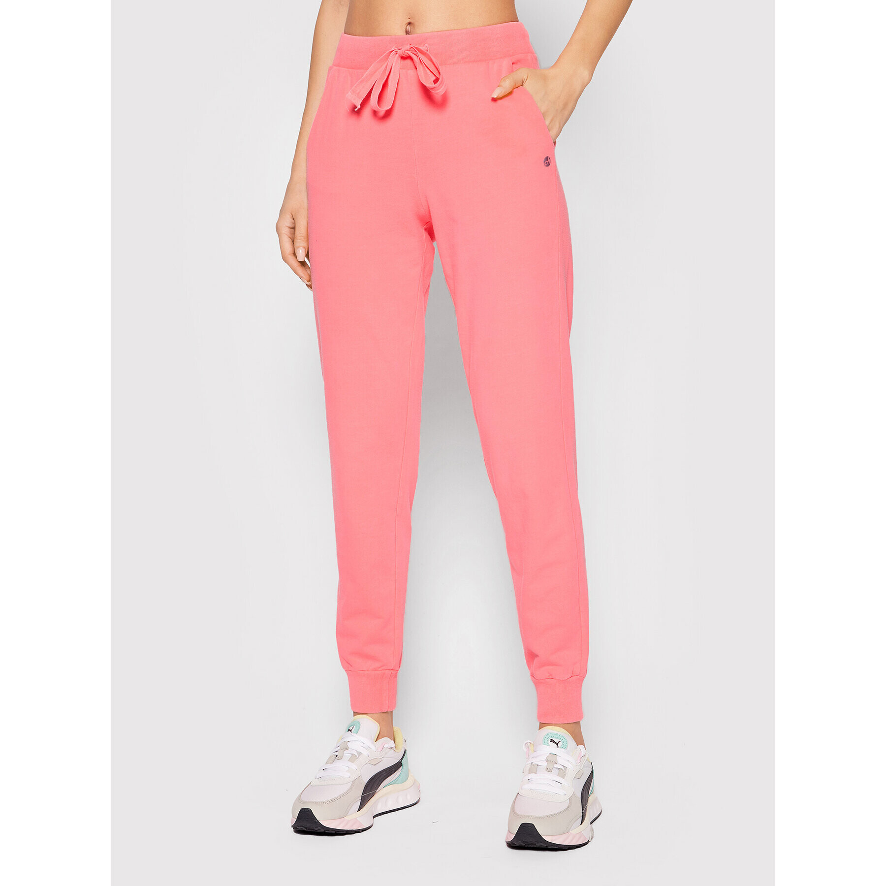 Deha Долнище анцуг A00538 Розов Regular Fit - Pepit.bg