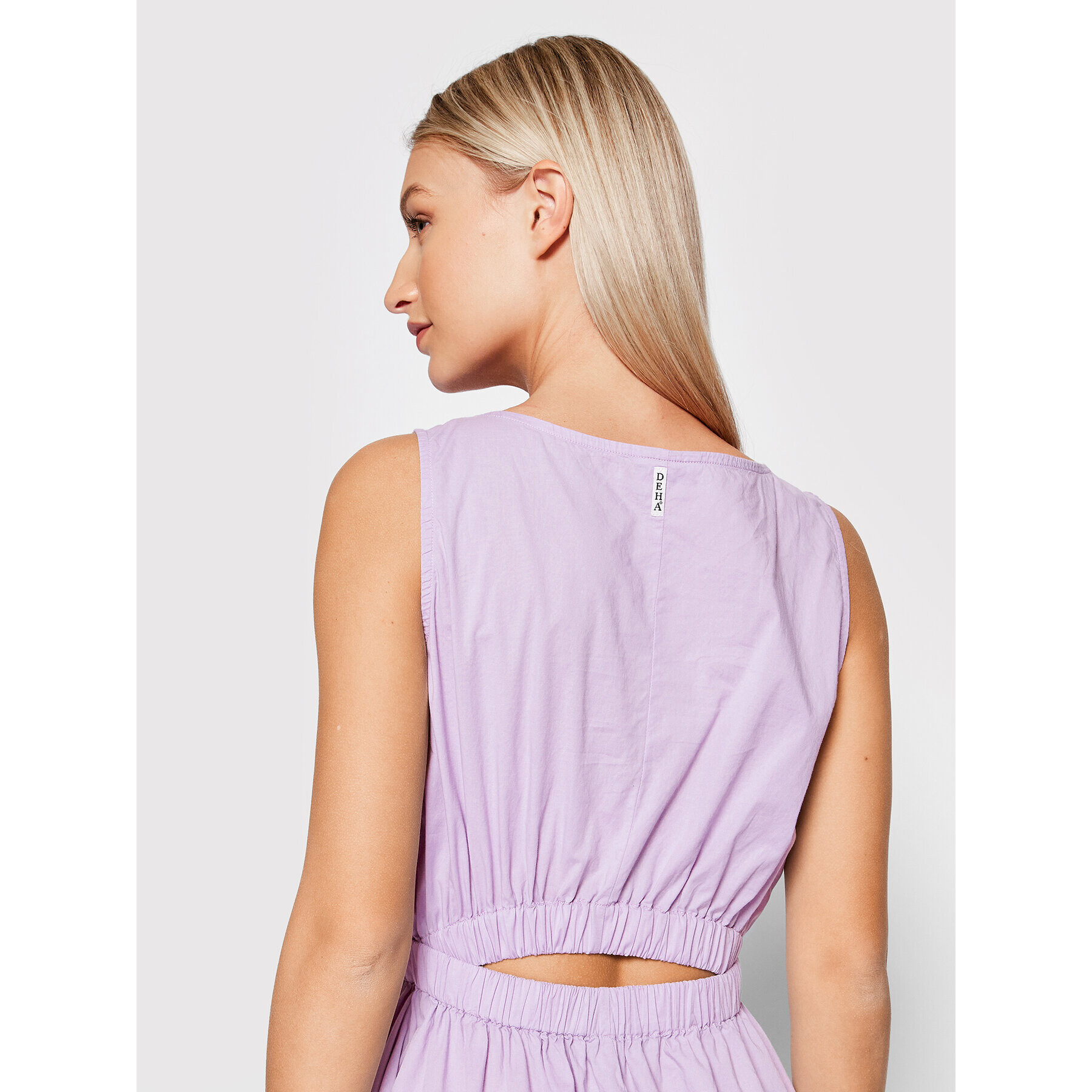 Deha Ежедневна рокля D63059 Виолетов Regular Fit - Pepit.bg