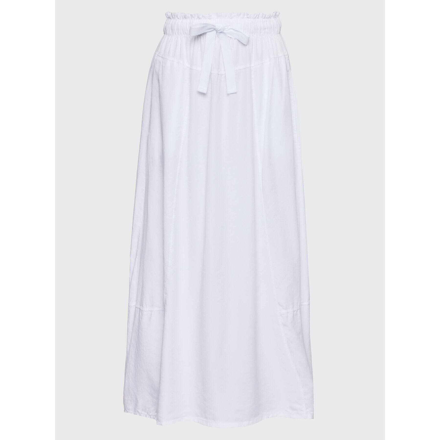 Deha Пола тип трапец Gonna Lunga D83196 Бял Regular Fit - Pepit.bg