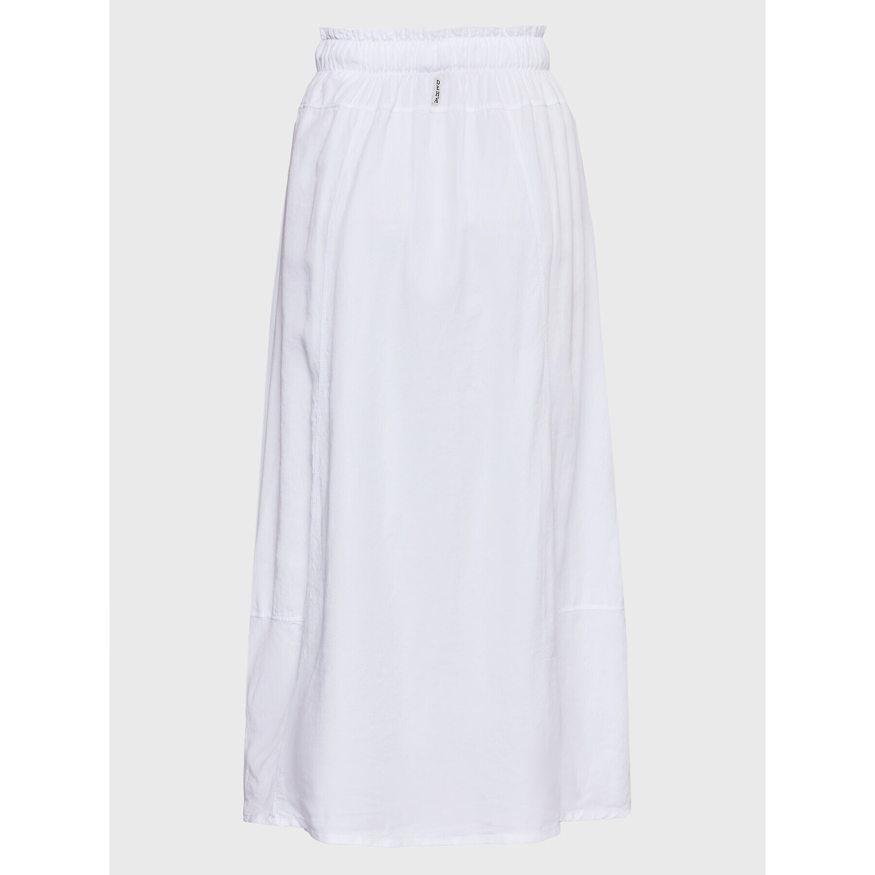 Deha Пола тип трапец Gonna Lunga D83196 Бял Regular Fit - Pepit.bg
