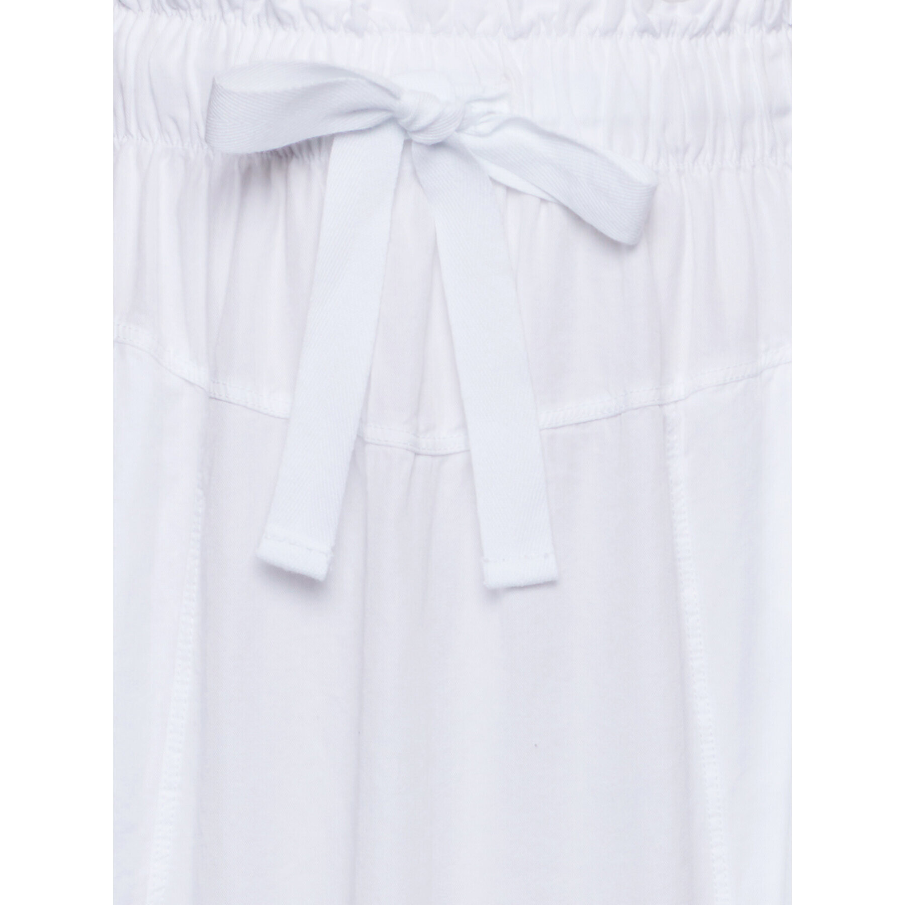 Deha Пола тип трапец Gonna Lunga D83196 Бял Regular Fit - Pepit.bg