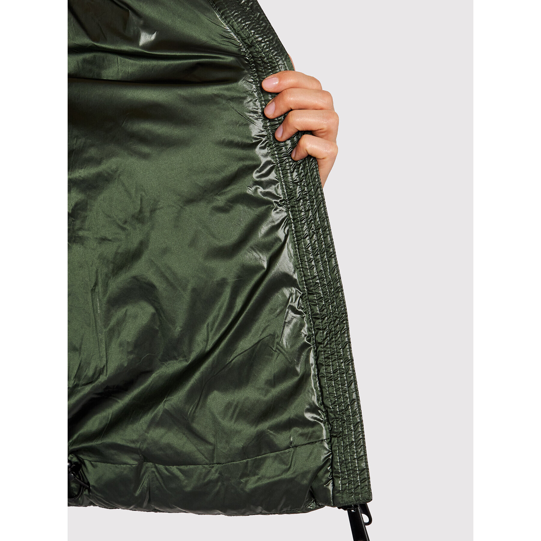 Deha Пухено яке D53260 Зелен Regular Fit - Pepit.bg