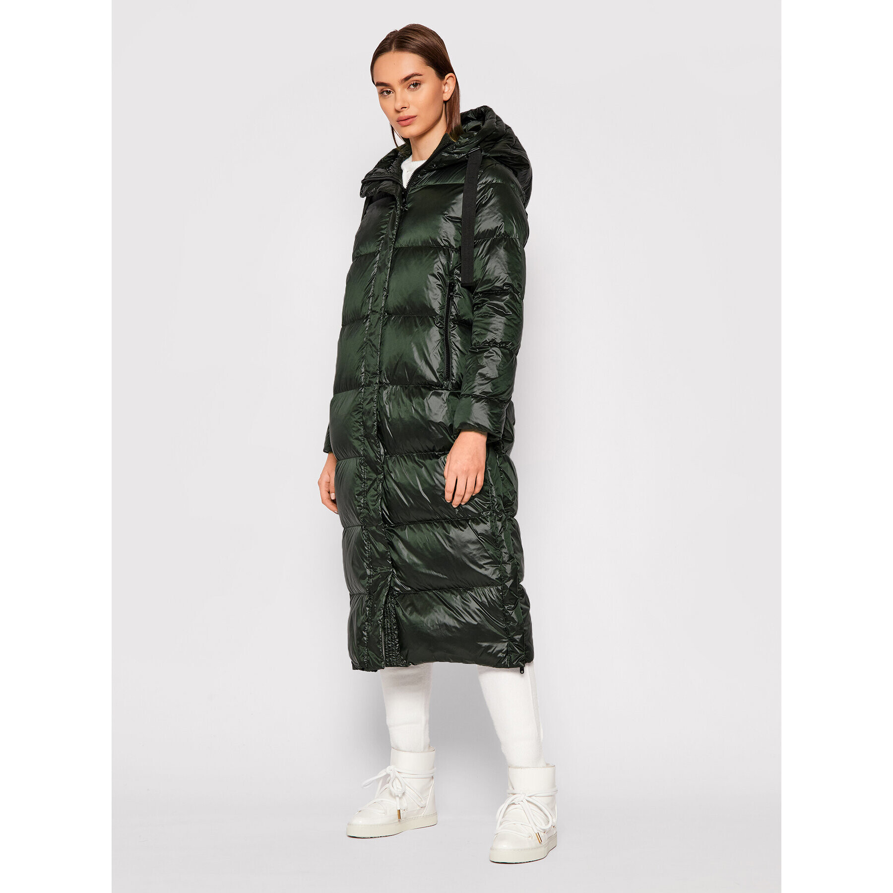 Deha Пухено яке D53263 Зелен Regular Fit - Pepit.bg