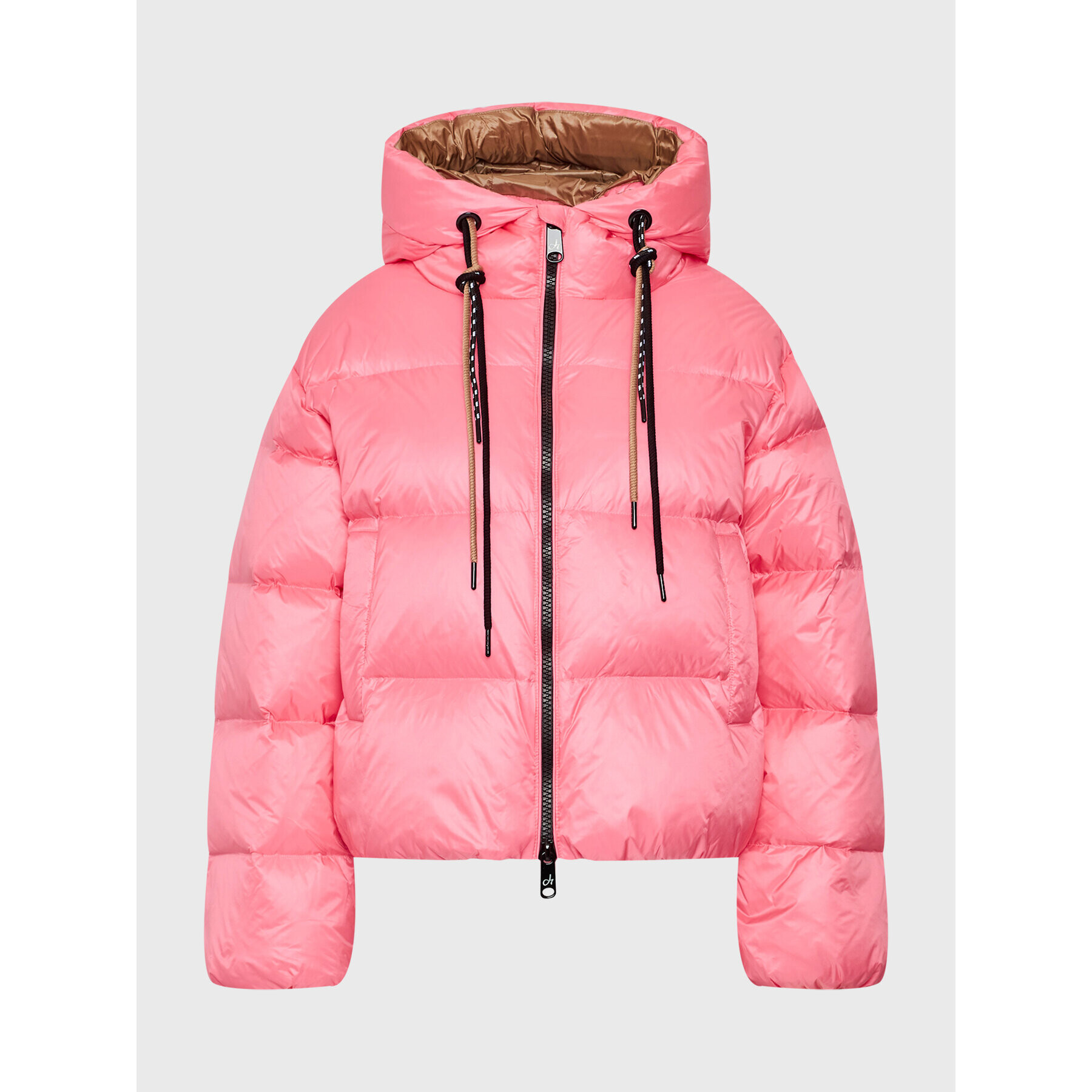 Deha Пухено яке D73242 Розов Relaxed Fit - Pepit.bg