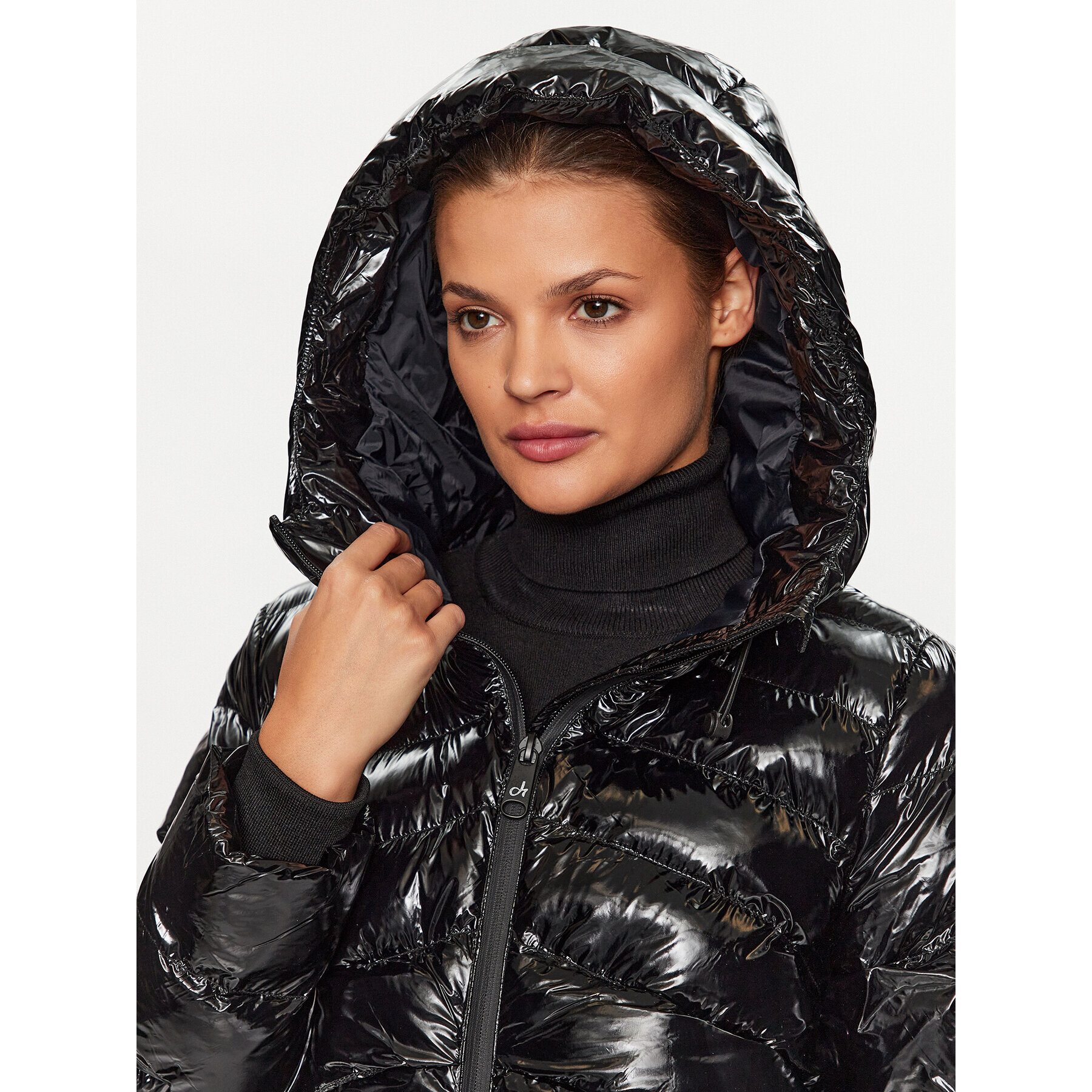 Deha Пухено яке D73888 Черен Regular Fit - Pepit.bg