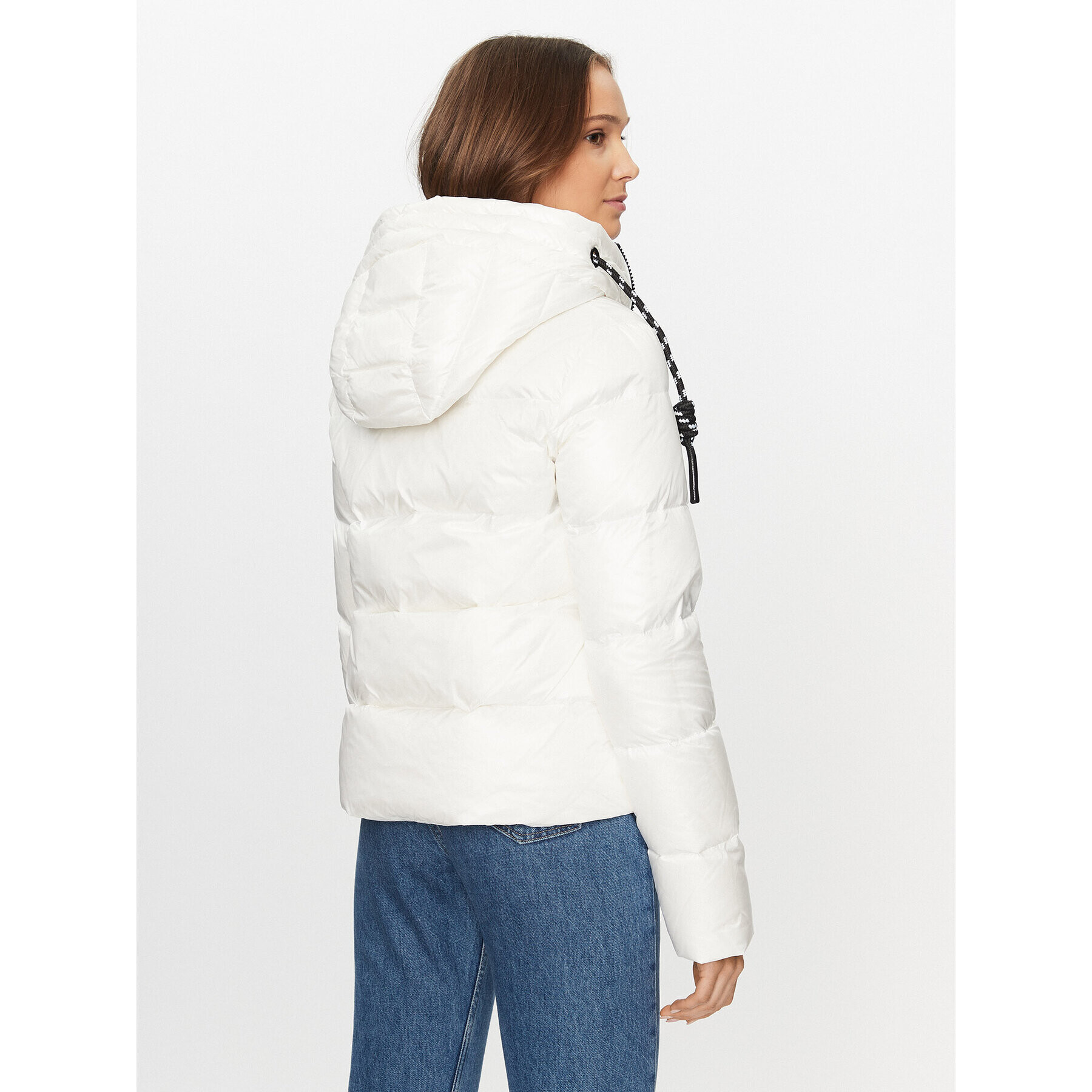 Deha Пухено яке D93582 Екрю Regular Fit - Pepit.bg