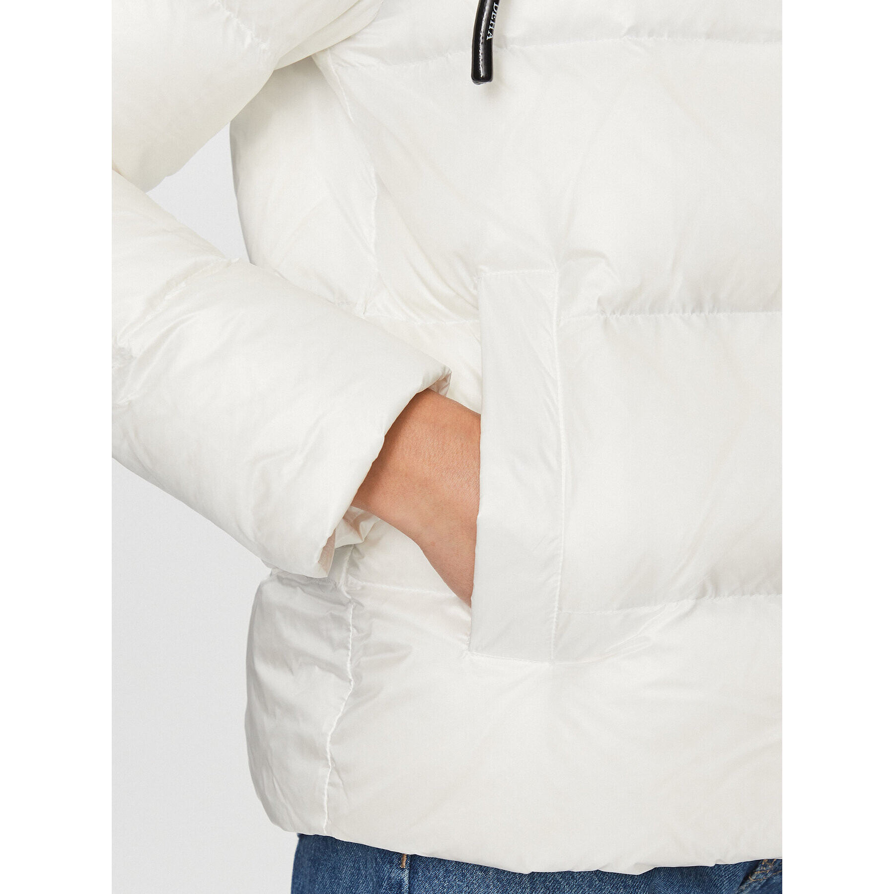 Deha Пухено яке D93582 Екрю Regular Fit - Pepit.bg