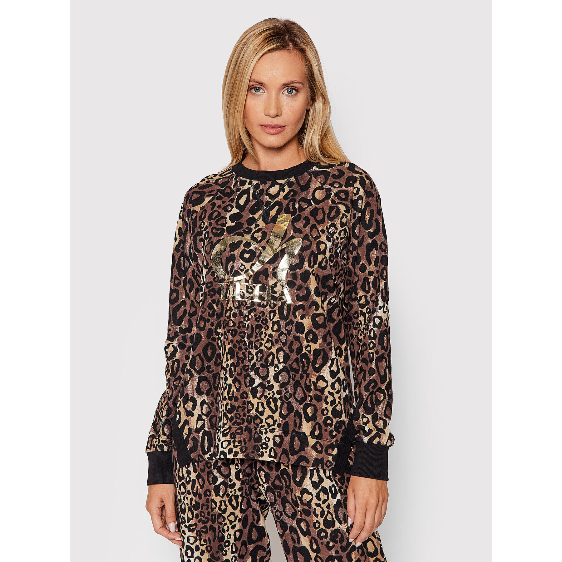 Deha Суитшърт D53162 Кафяв Regular Fit - Pepit.bg