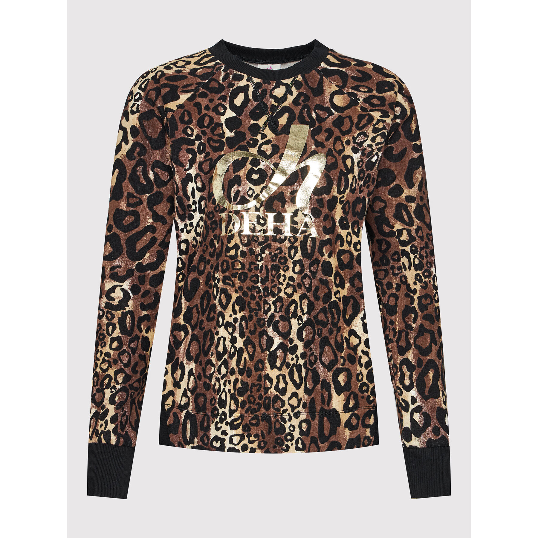 Deha Суитшърт D53162 Кафяв Regular Fit - Pepit.bg
