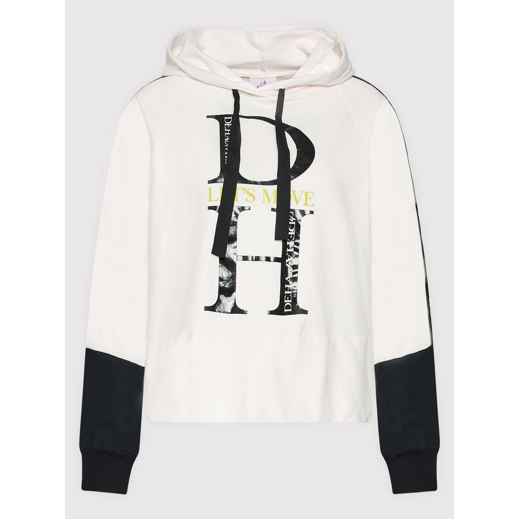 Deha Суитшърт Logo Taping Graphic B54523 Екрю Regular Fit - Pepit.bg
