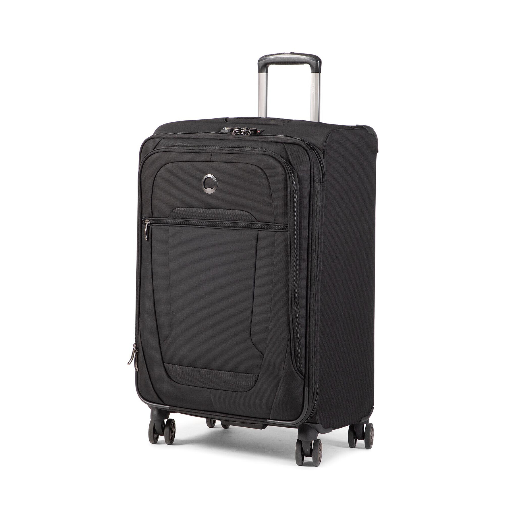 Delsey Голям текстилен куфар Helium Dlx 00239782000 Черен - Pepit.bg