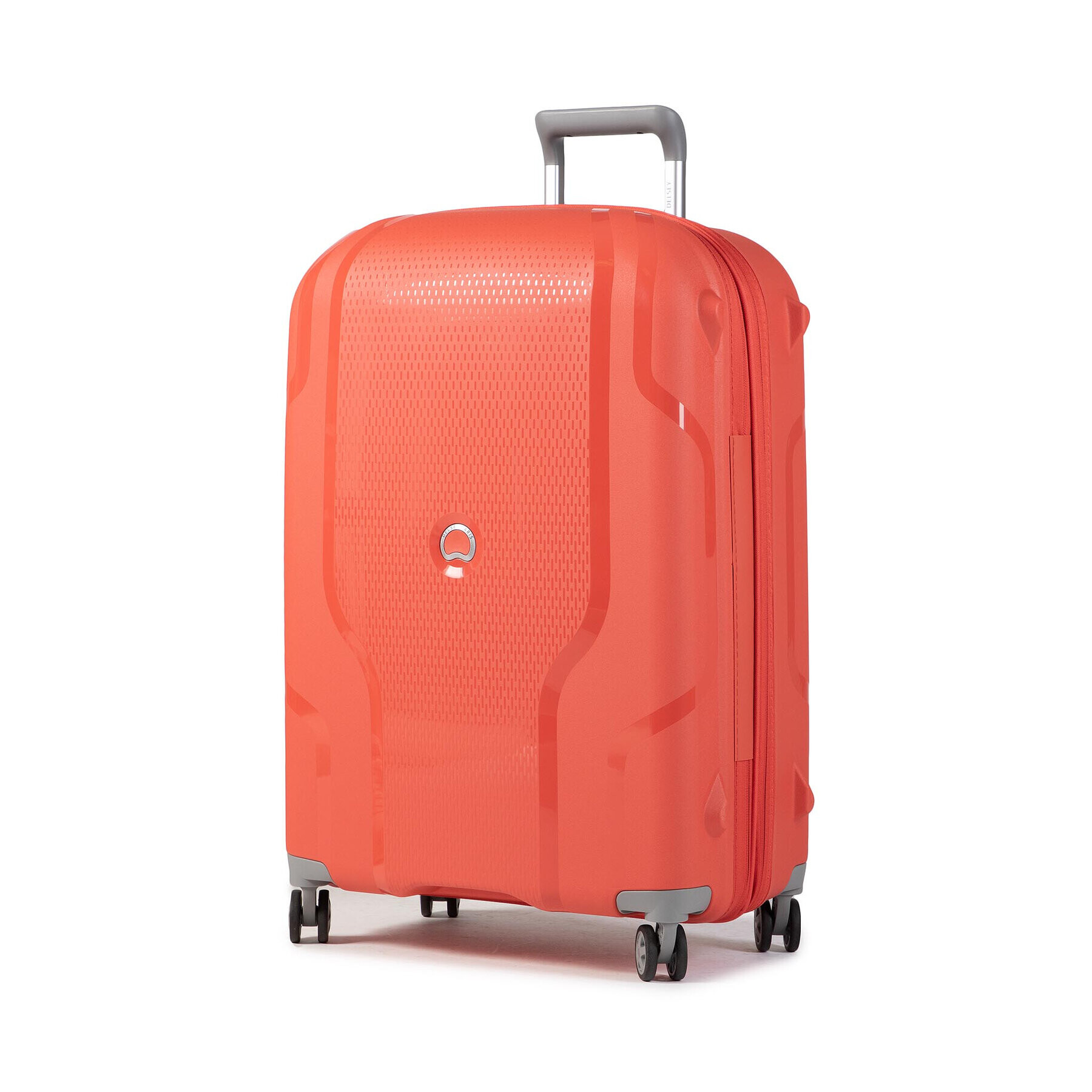 Delsey Голям твърд куфар Clavek 00384582014 Червен - Pepit.bg