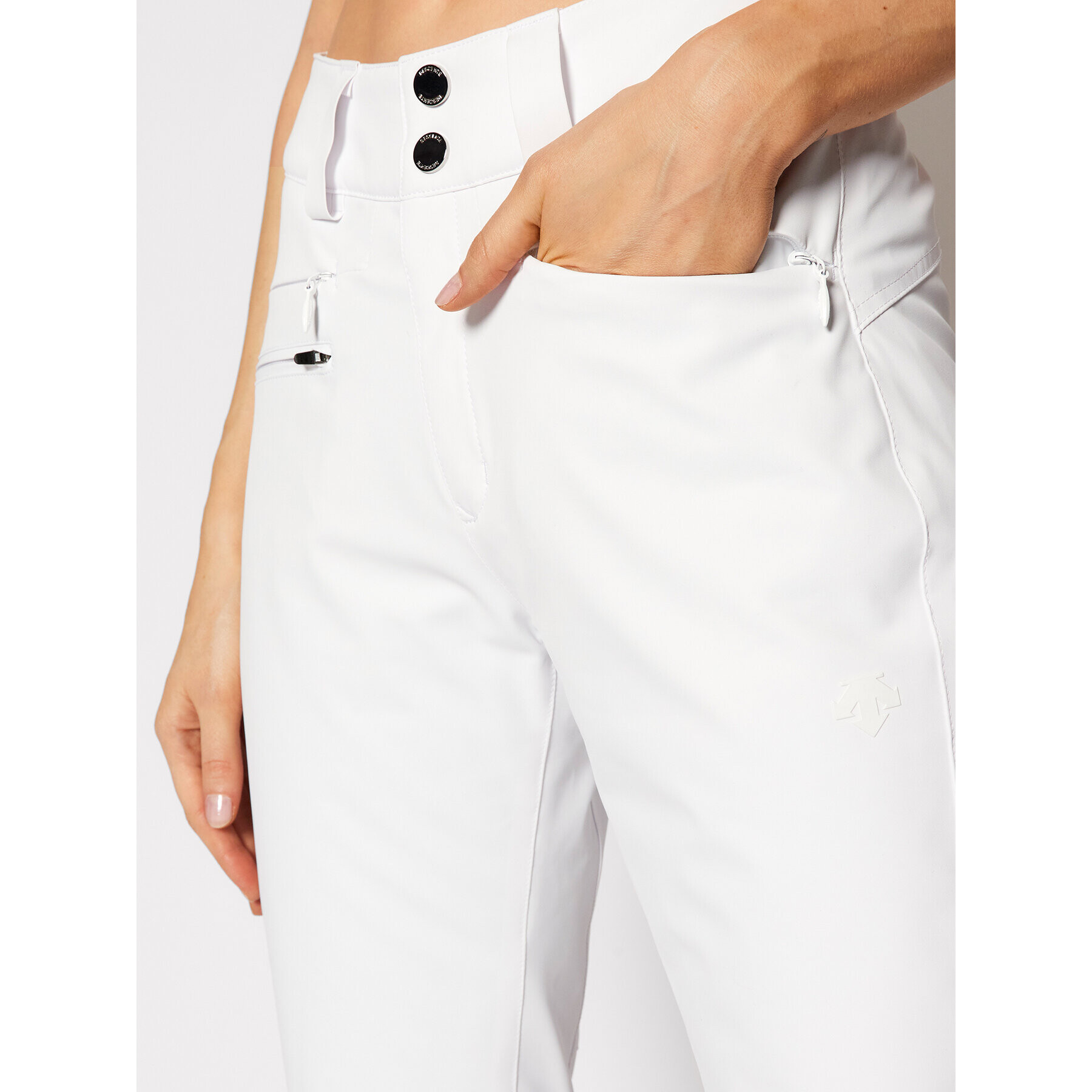 Descente Ски панталони Nina DWWSGD27 Бял Regular Fit - Pepit.bg