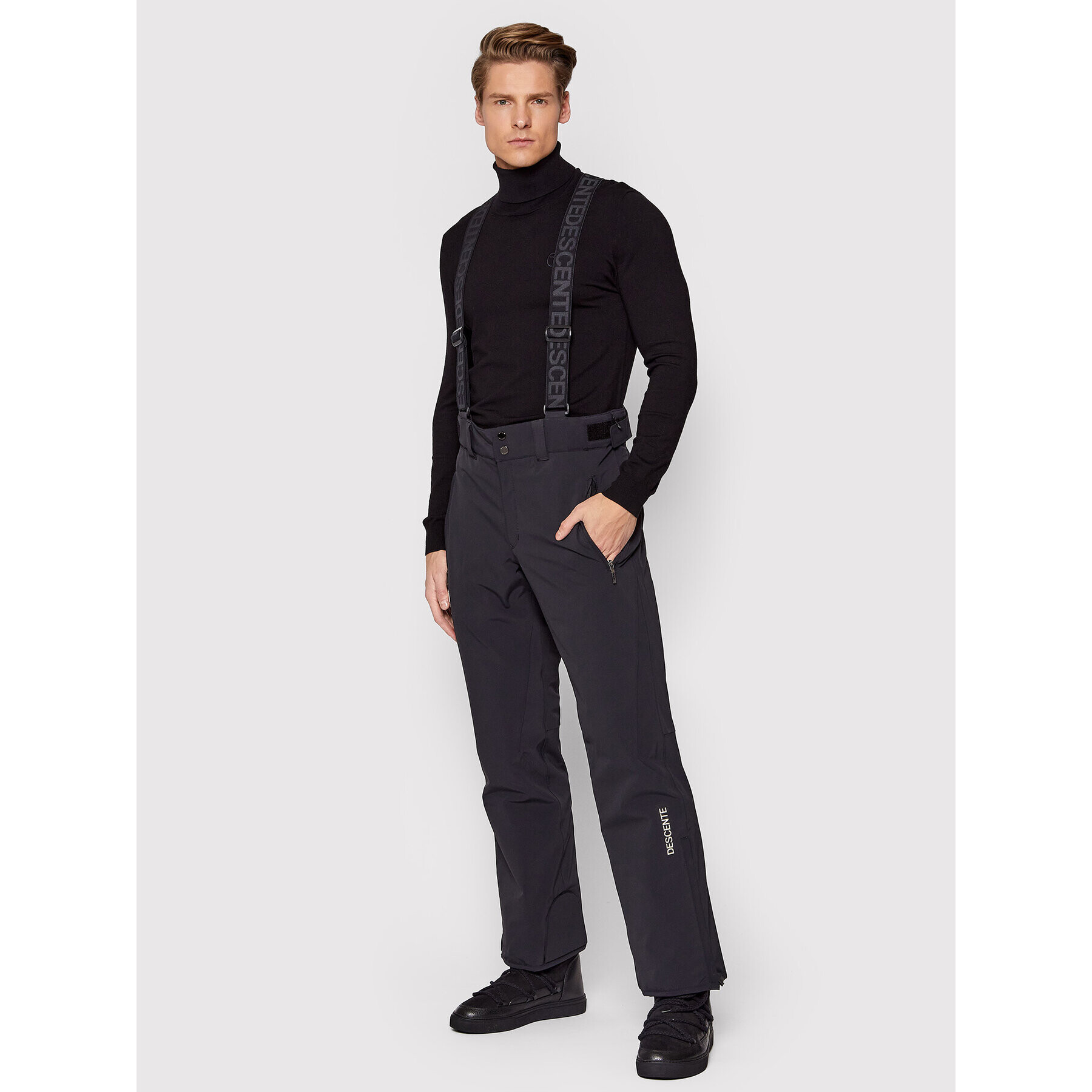 Descente Ски панталони Swiss DWMSGD40 Черен Tailored Fit - Pepit.bg