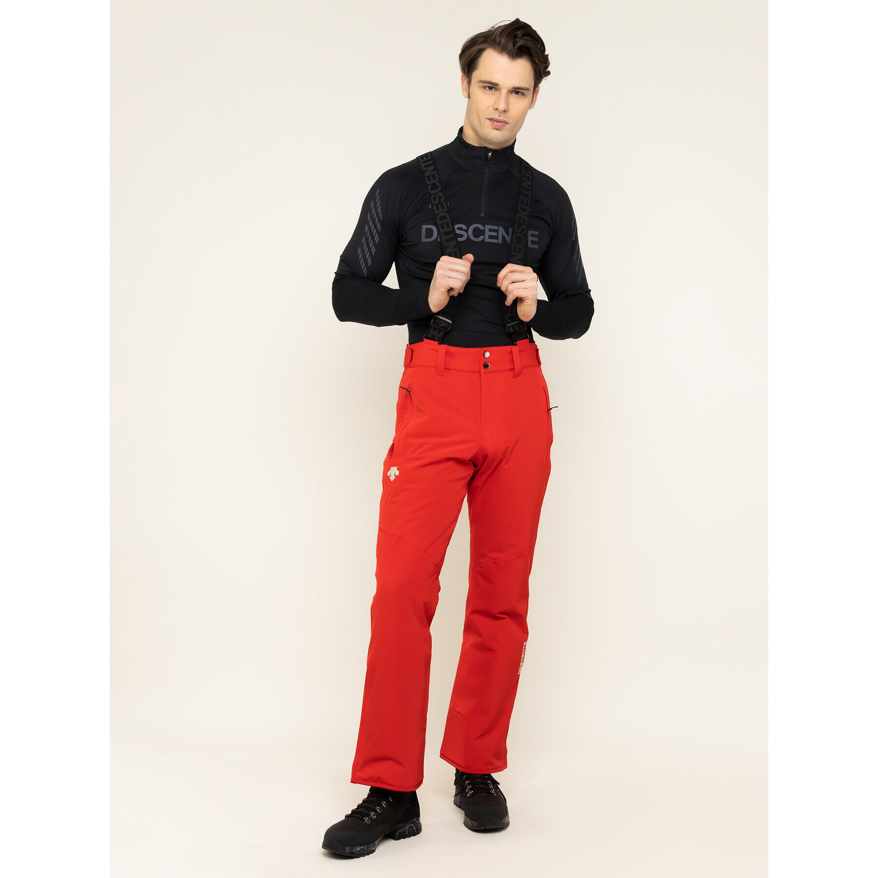 Descente Ски панталони Swiss Pant DWMOGD20 Червен Regular Fit - Pepit.bg