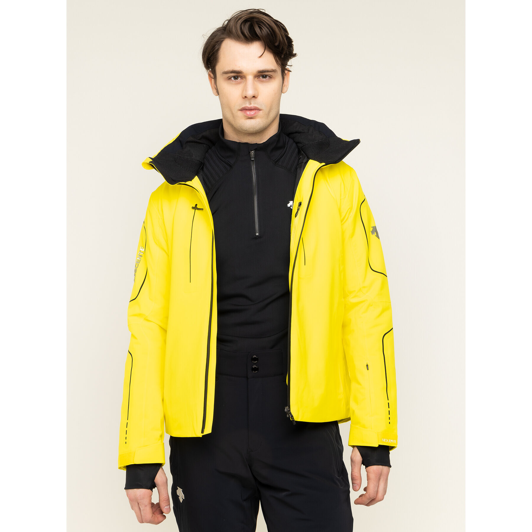 Descente Скиорско яке Isak DWMOGK60 Жълт Regular Fit - Pepit.bg