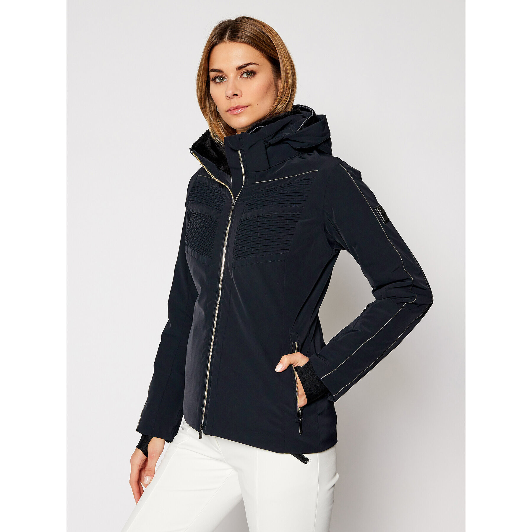 Descente Скиорско яке Sophia DWWQGK07 Черен Regular Fit - Pepit.bg