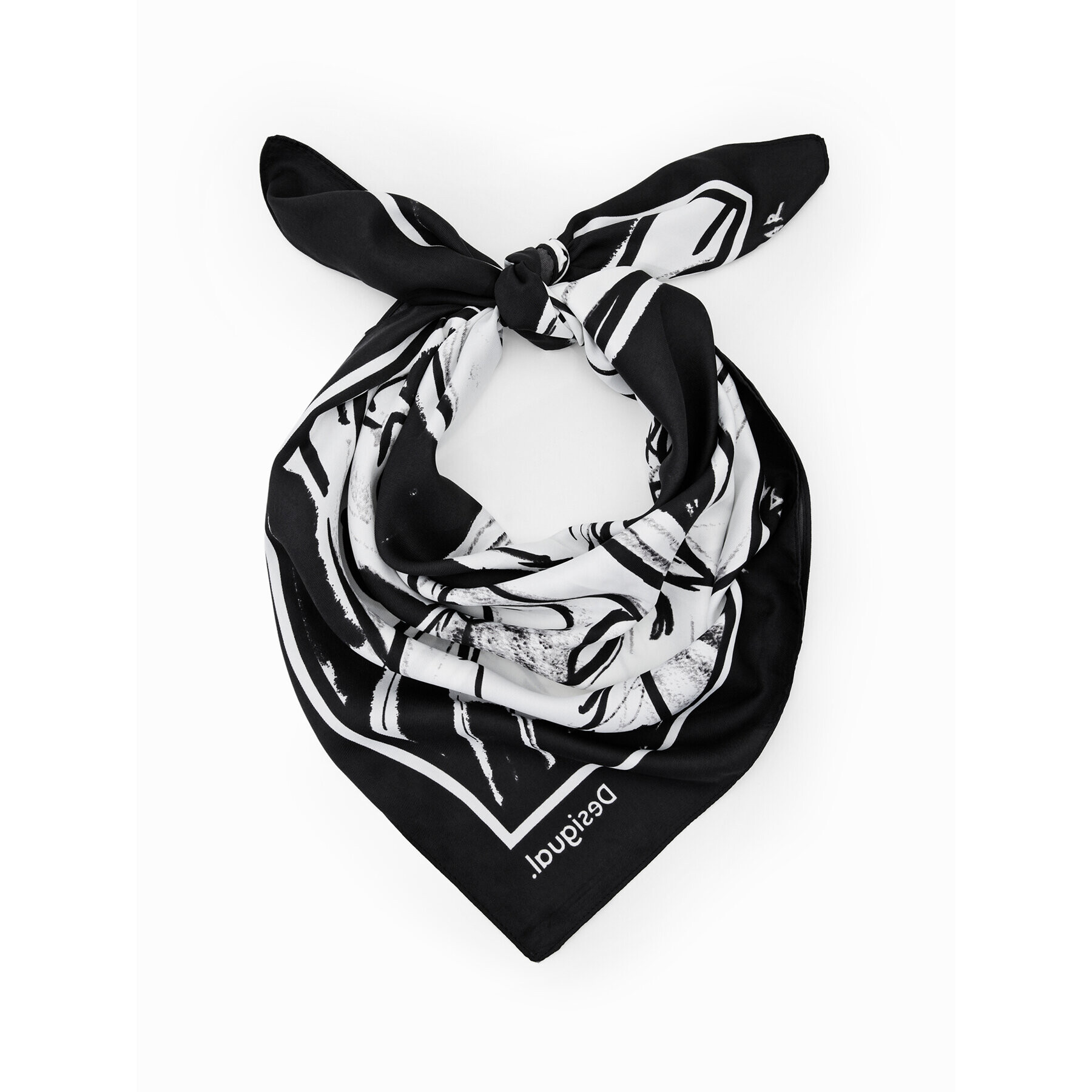 Desigual Бандана LOONEY TUNES 23SAWA07 Черен - Pepit.bg