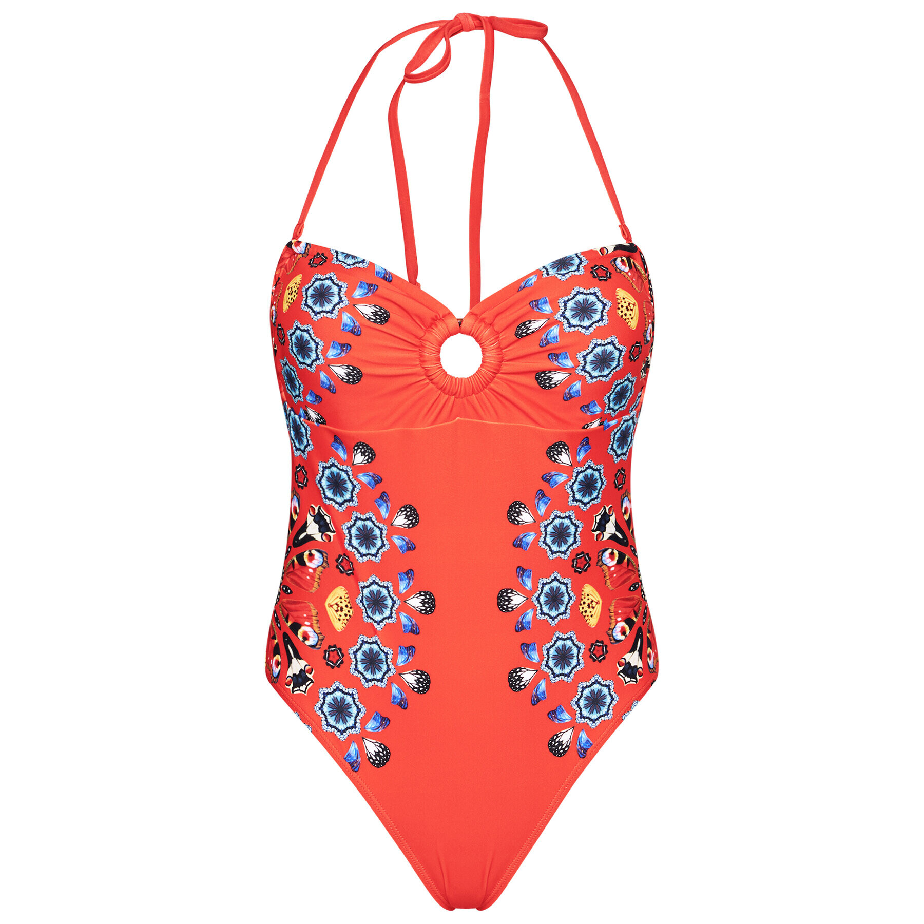 Desigual Бански костюм Waikiki 21SWMK30 Червен - Pepit.bg