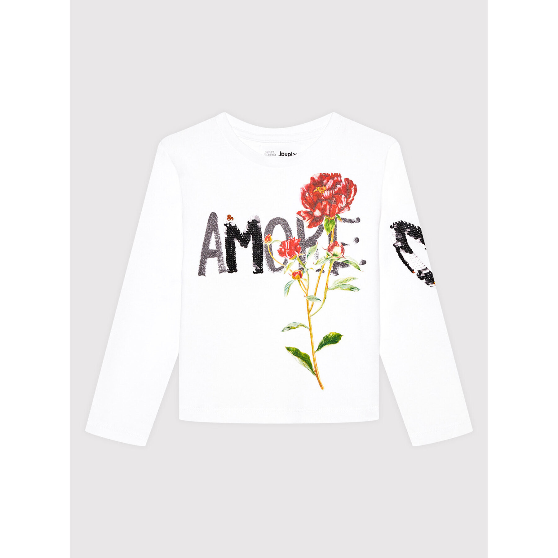 Desigual Блуза 21WGTK25 Бял Regular Fit - Pepit.bg