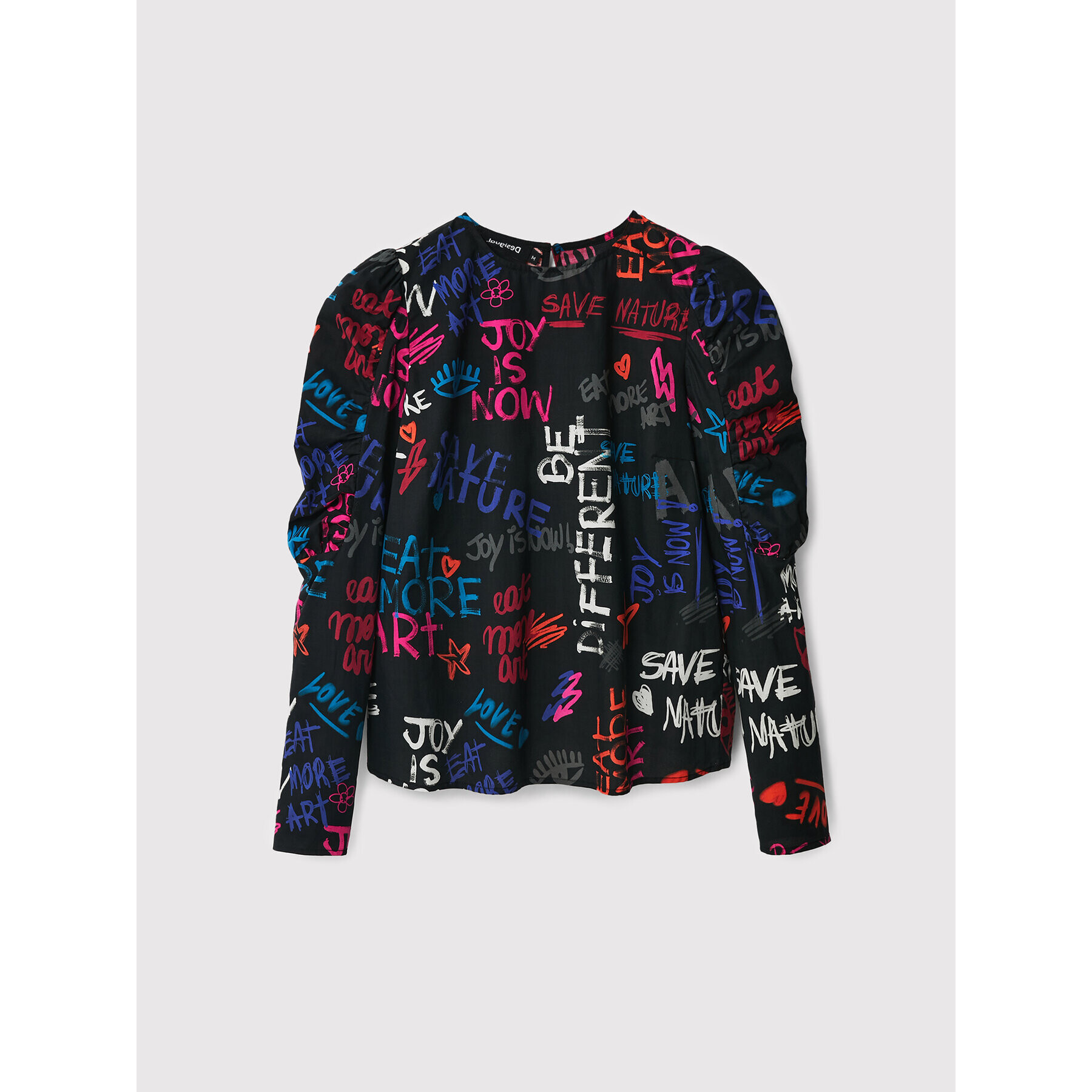 Desigual Блуза 22WWBW03 Черен Regular Fit - Pepit.bg