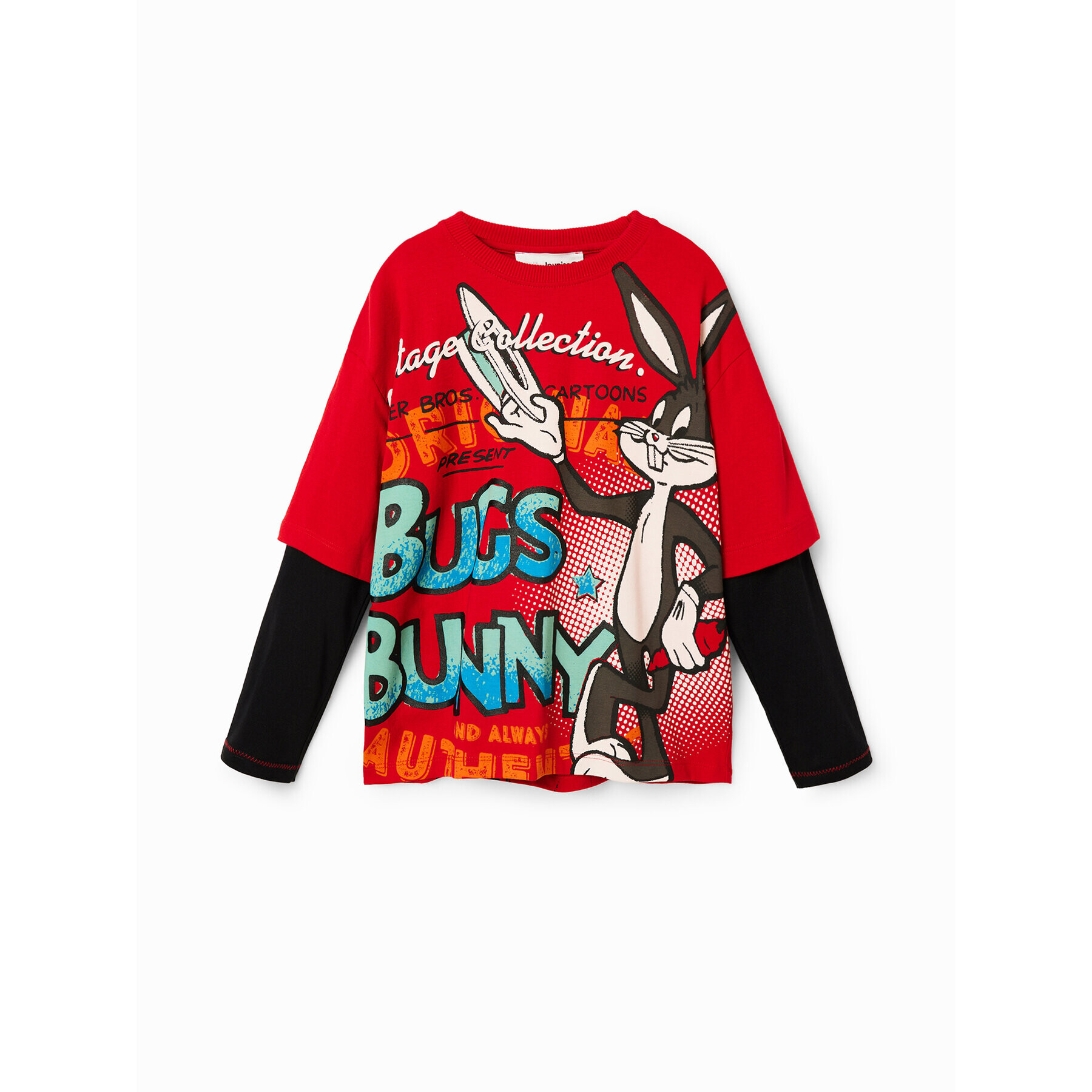 Desigual Блуза 23SBTK12 Червен Regular Fit - Pepit.bg