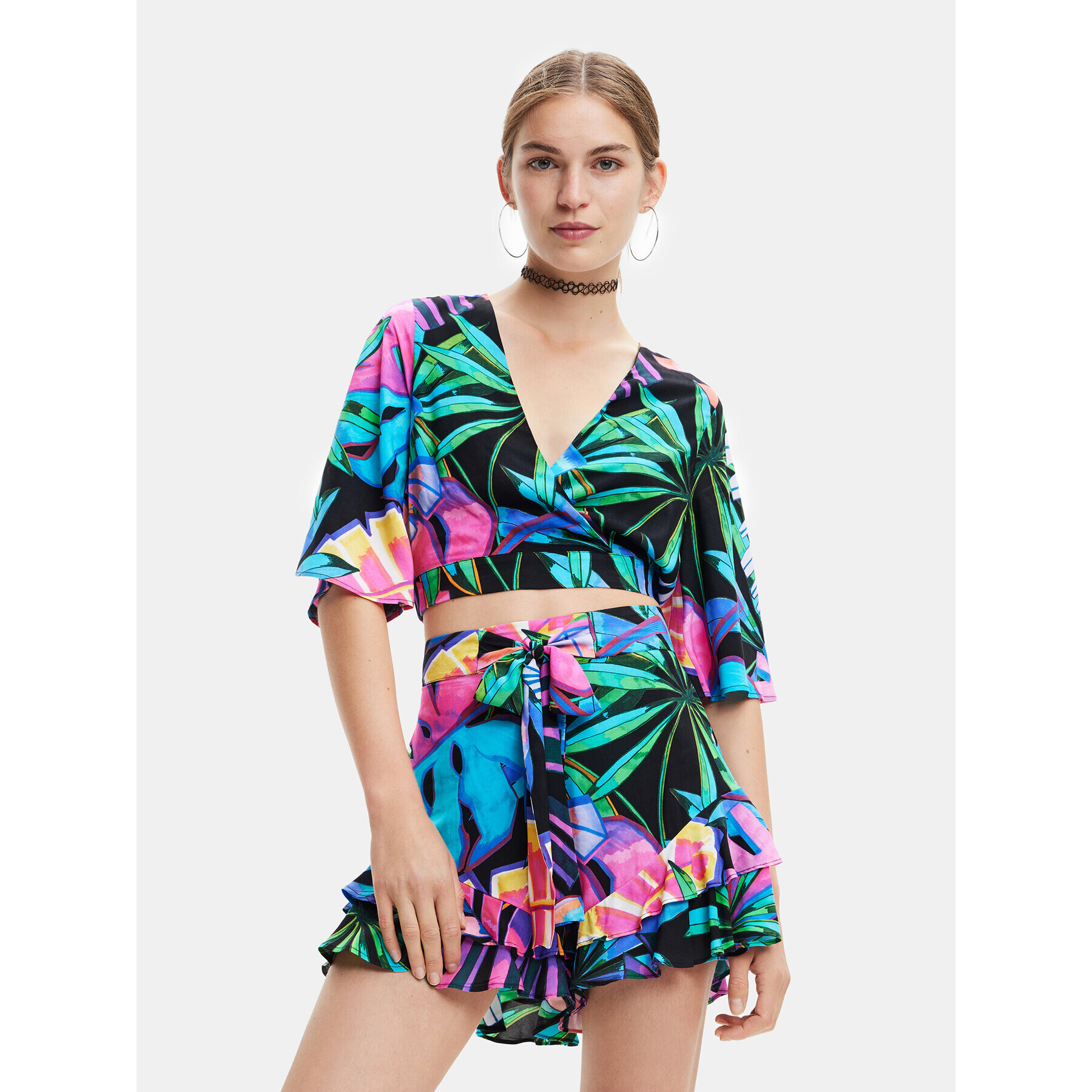 Desigual Блуза 23SWMW09 Цветен Regular Fit - Pepit.bg