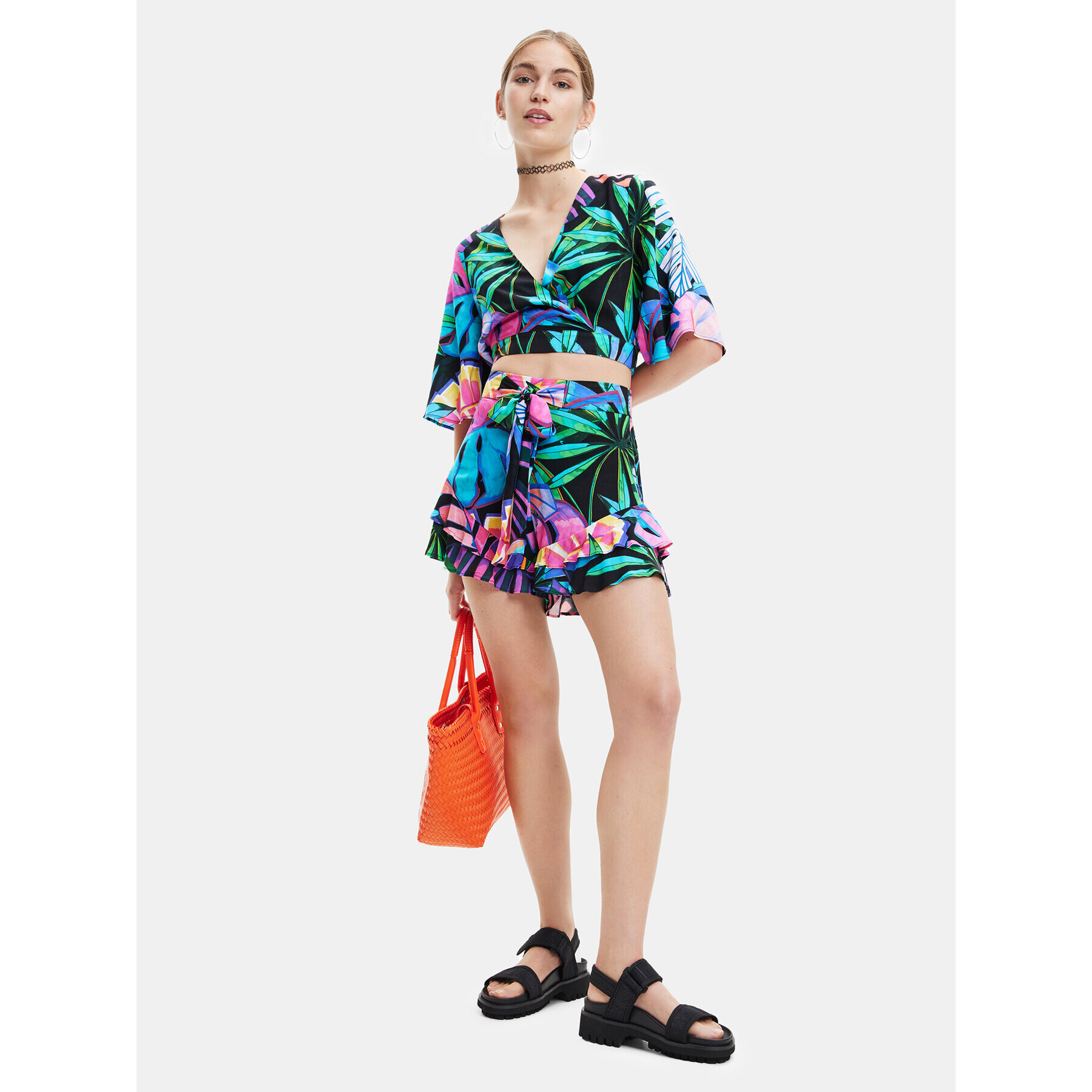 Desigual Блуза 23SWMW09 Цветен Regular Fit - Pepit.bg