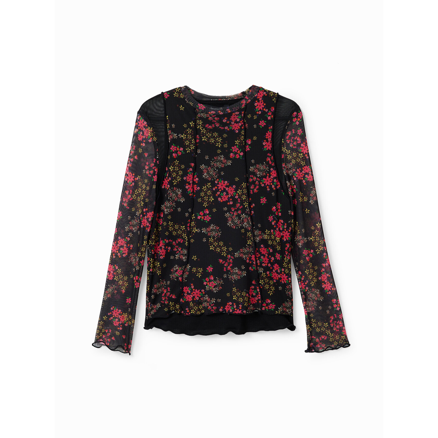Desigual Блуза 23WGTK10 Черен Regular Fit - Pepit.bg
