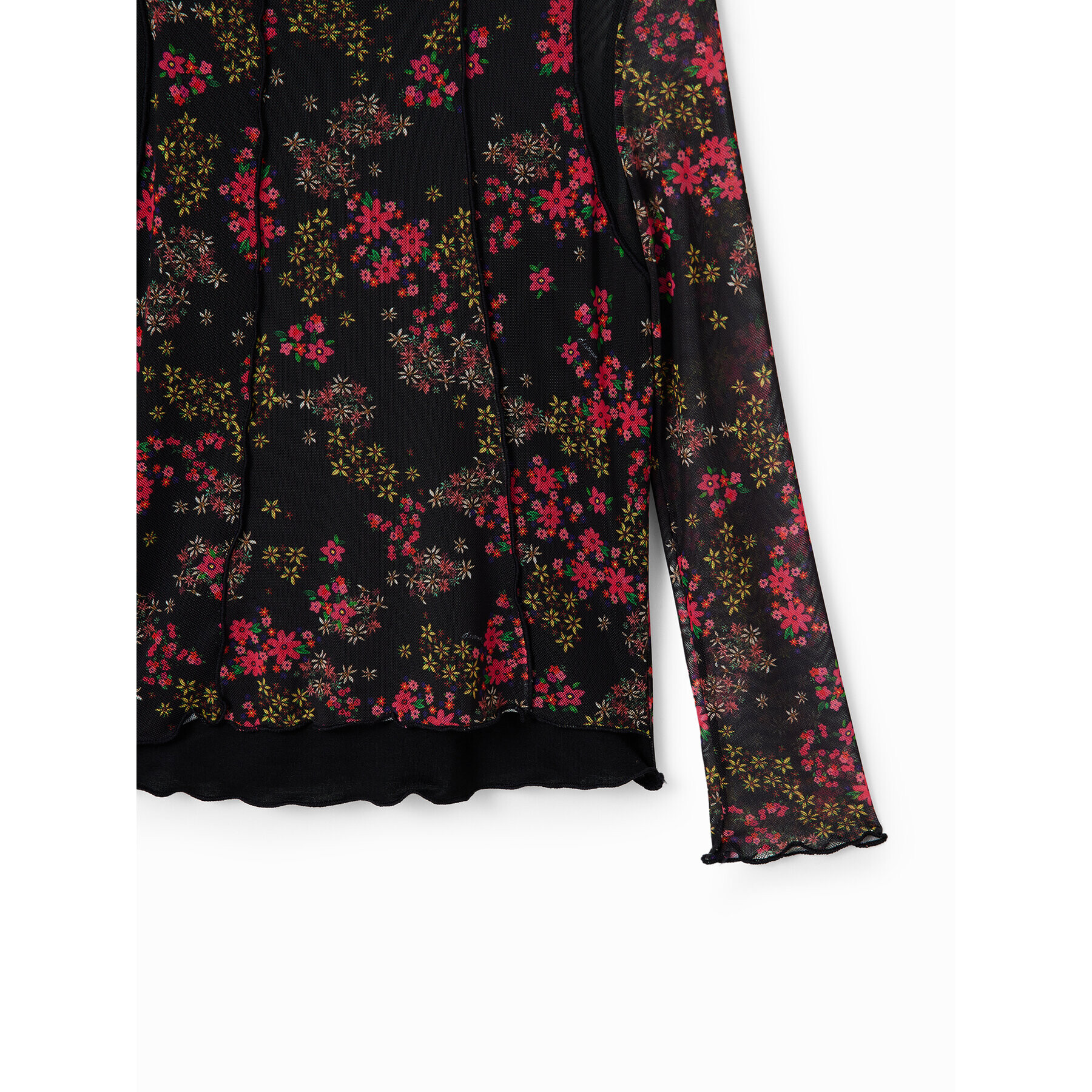 Desigual Блуза 23WGTK10 Черен Regular Fit - Pepit.bg
