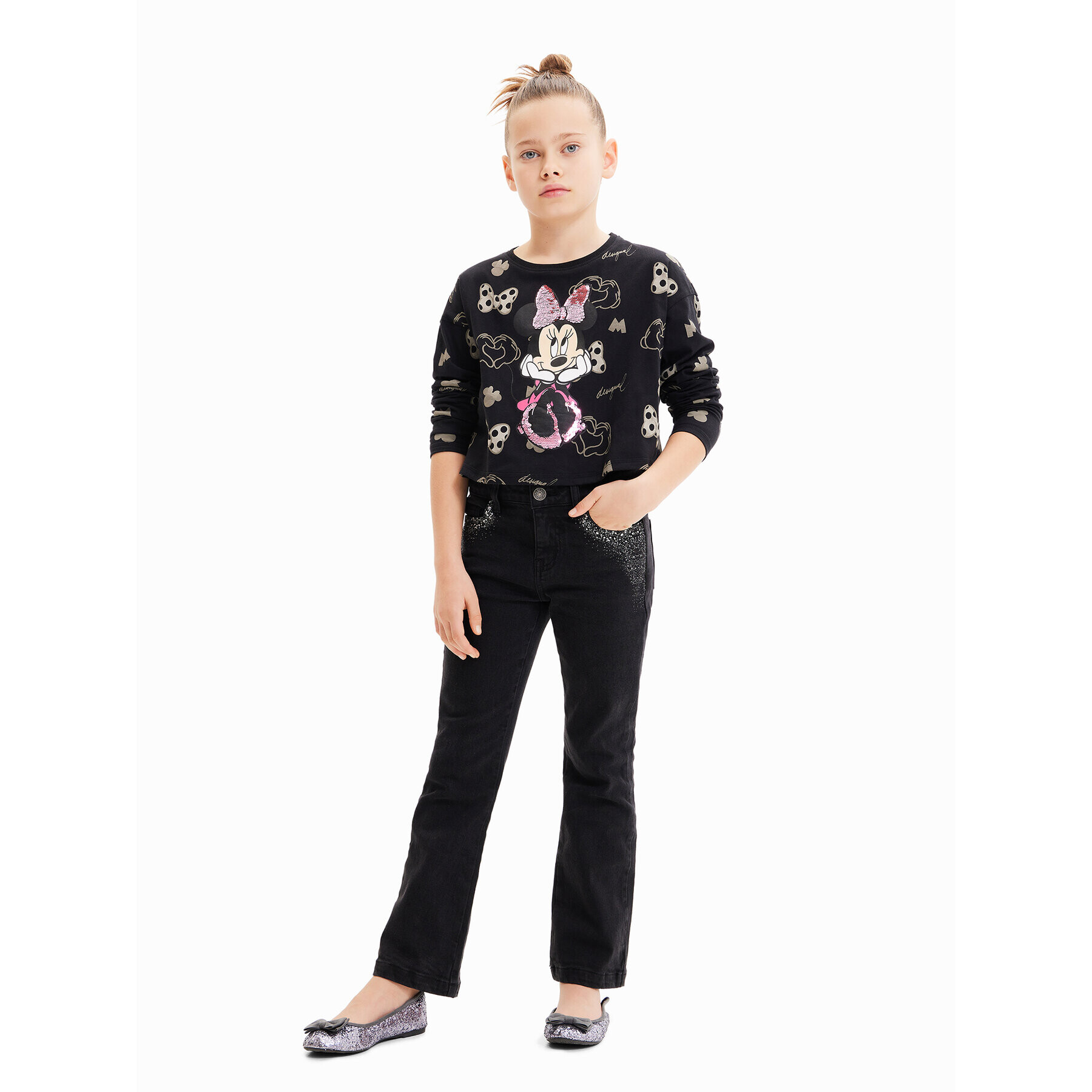 Desigual Блуза 23WGTK15 Черен Regular Fit - Pepit.bg