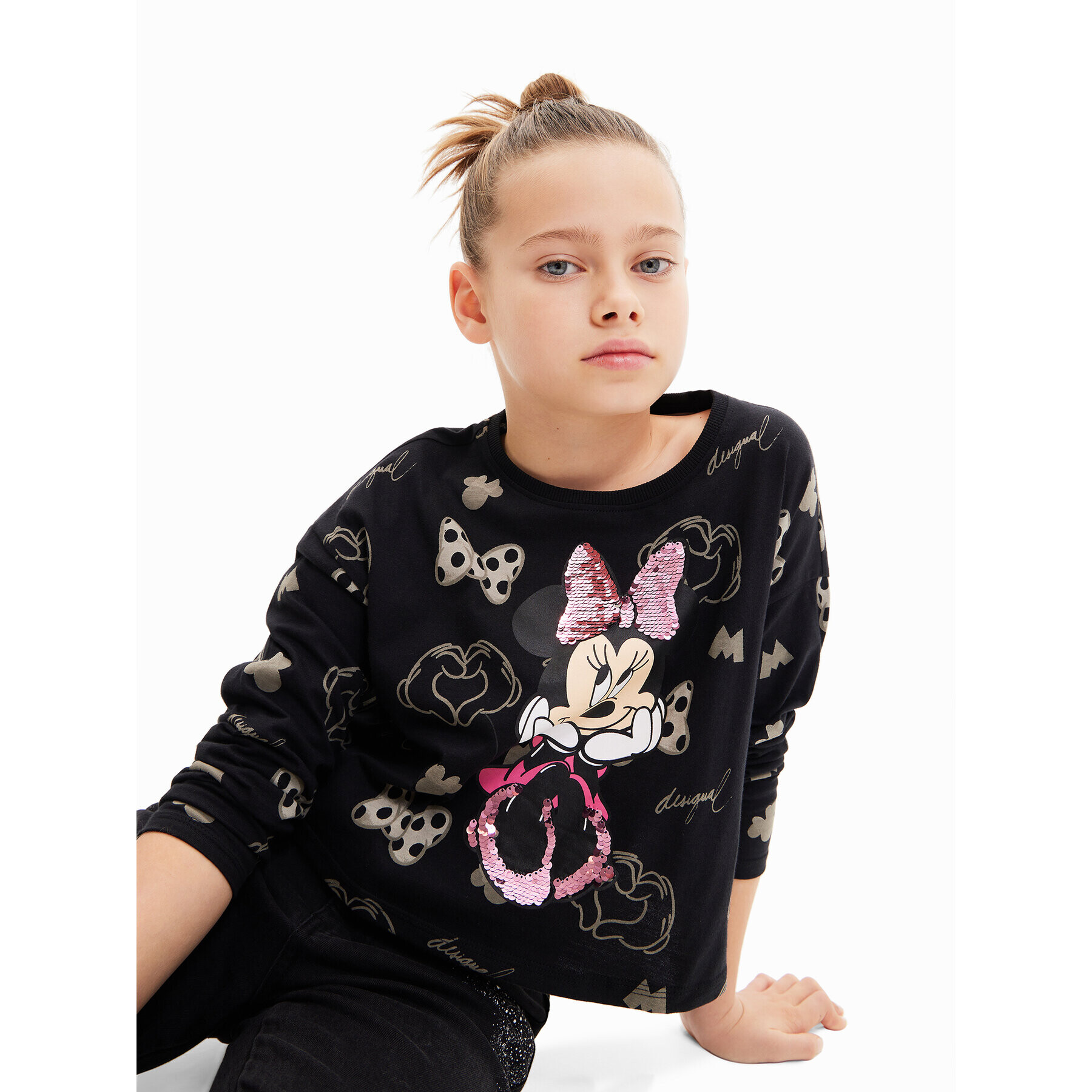 Desigual Блуза 23WGTK15 Черен Regular Fit - Pepit.bg
