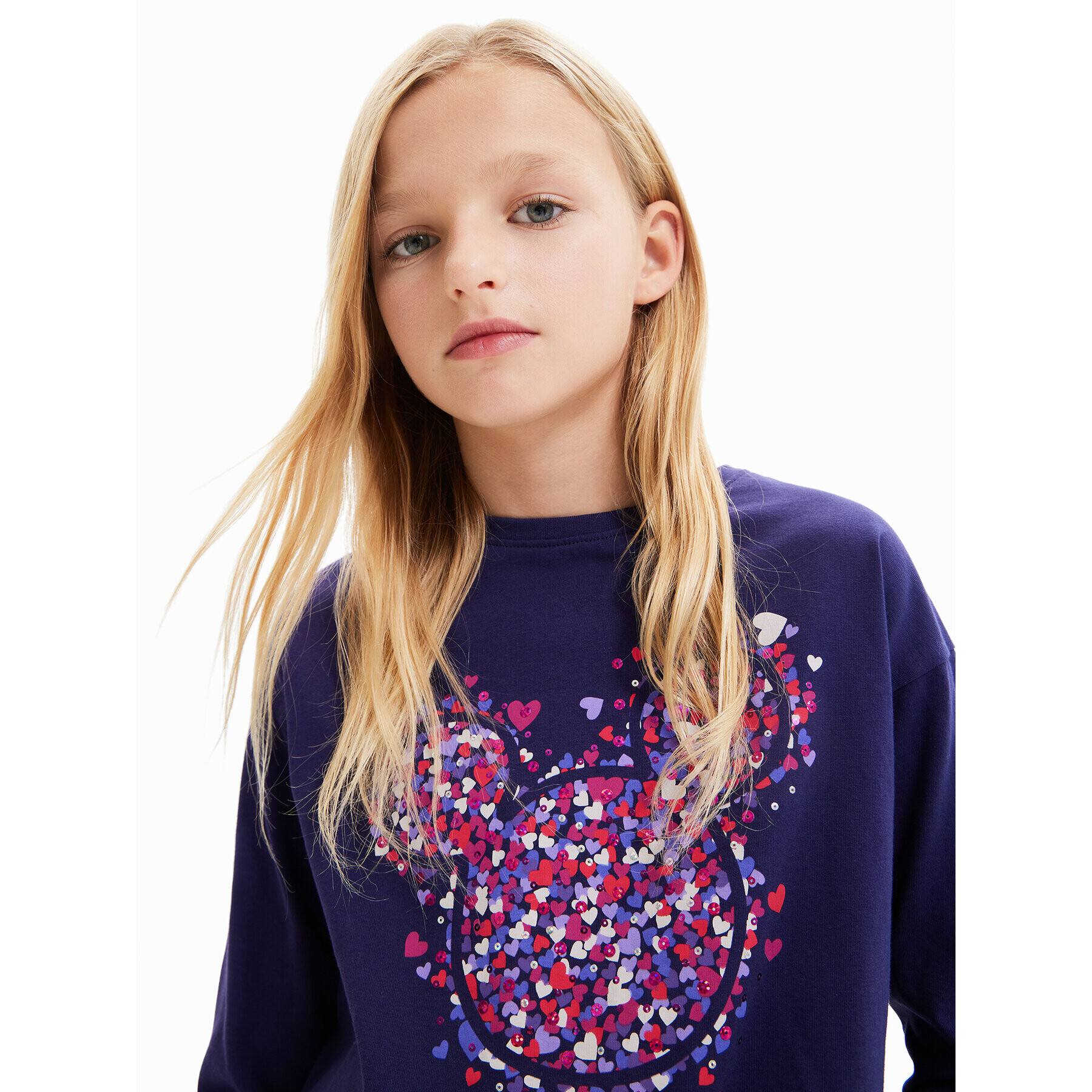 Desigual Блуза 23WGTK16 Син Regular Fit - Pepit.bg