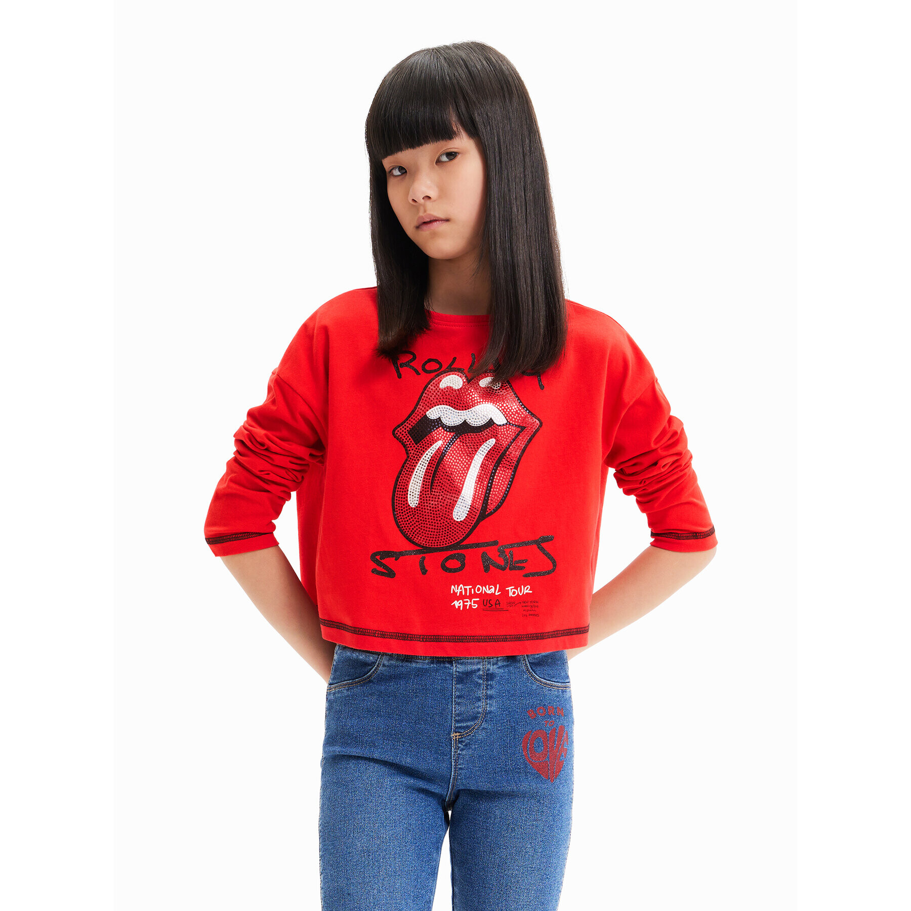 Desigual Блуза 23WGTK17 Червен Regular Fit - Pepit.bg
