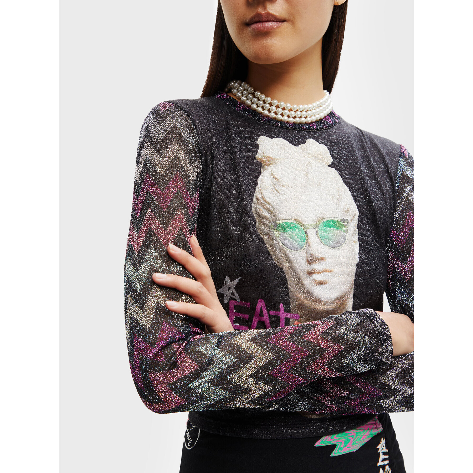 Desigual Блуза Alabama 22WWTKAB Цветен Regular Fit - Pepit.bg