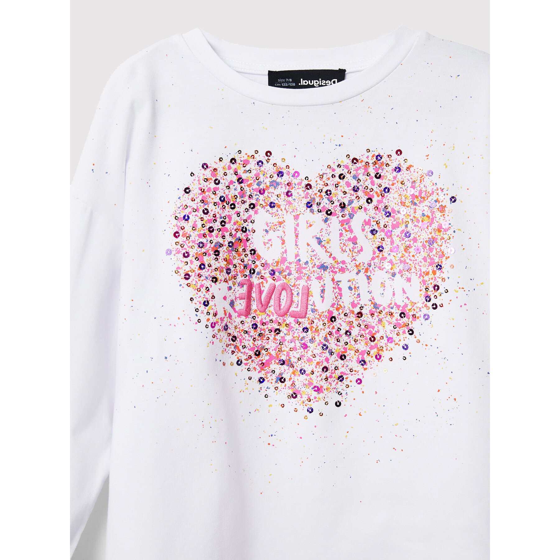 Desigual Блуза Alba 22WGTK05 Бял Regular Fit - Pepit.bg