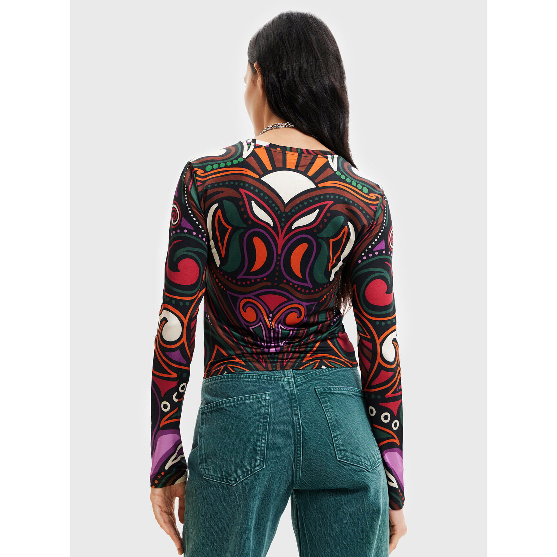 Desigual Блуза Blair 22WWTK35 Цветен Slim Fit - Pepit.bg