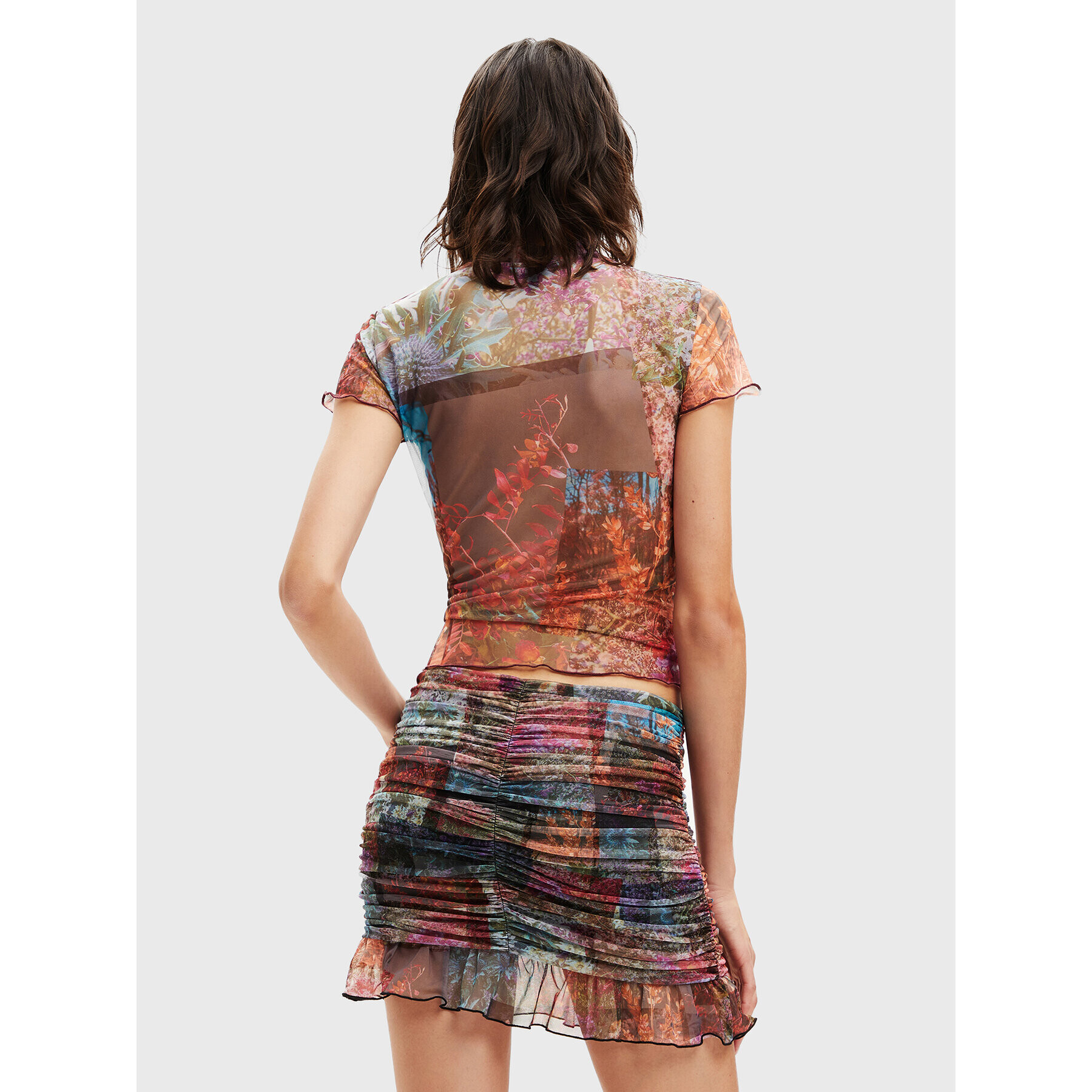 Desigual Блуза Bora 22WWTK10 Цветен Slim Fit - Pepit.bg