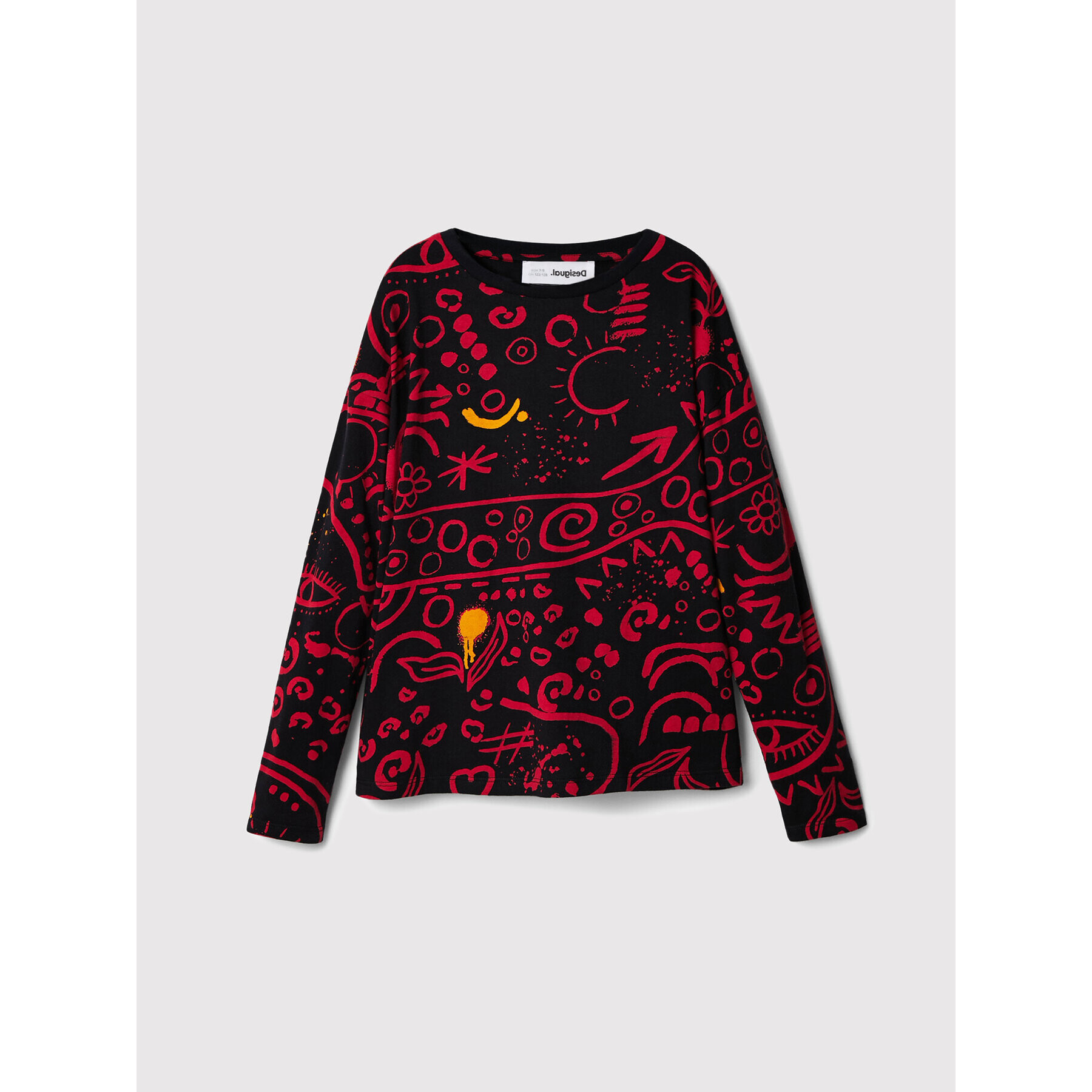 Desigual Блуза Carlota 22WGTK12 Черен Regular Fit - Pepit.bg
