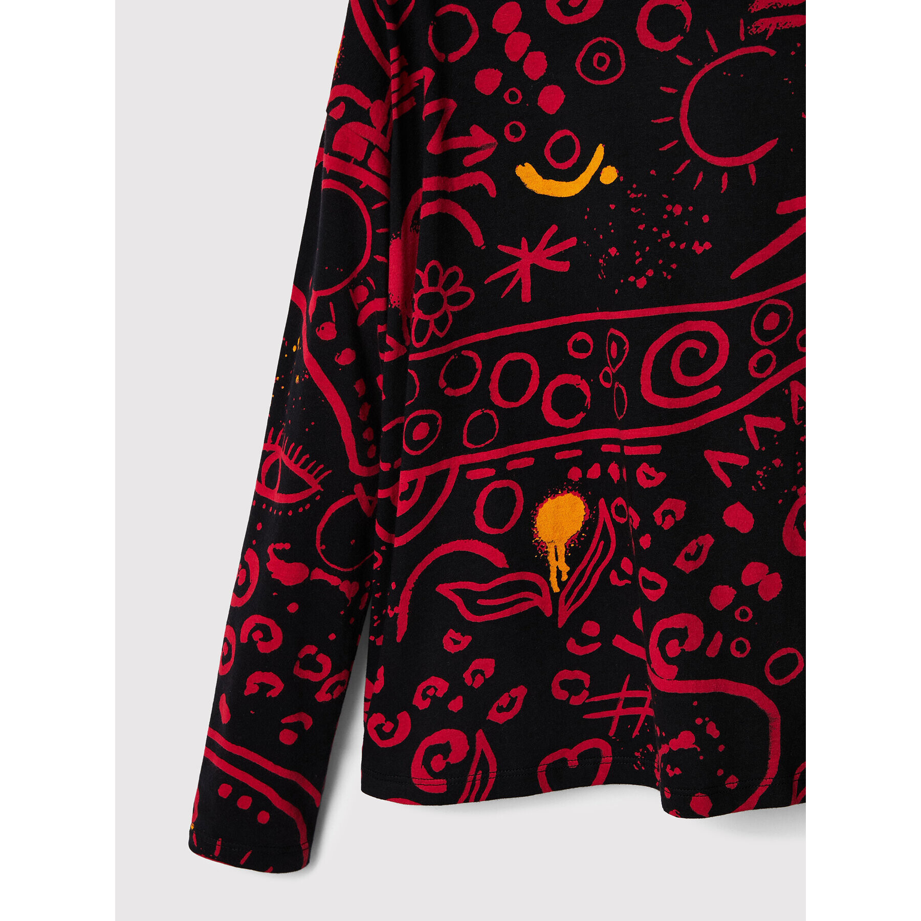 Desigual Блуза Carlota 22WGTK12 Черен Regular Fit - Pepit.bg