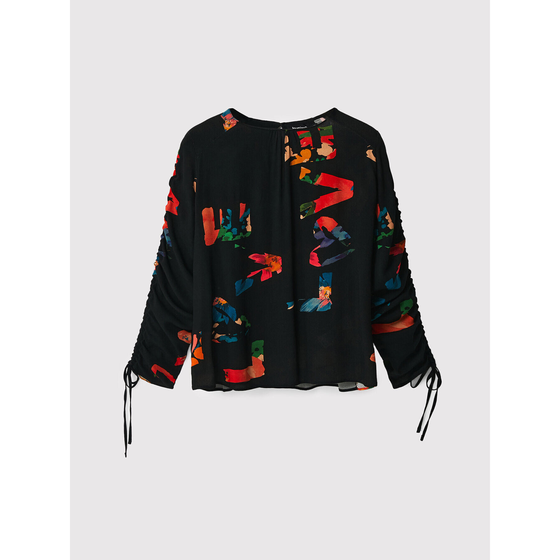 Desigual Блуза Graphic Love 22WWBW11 Черен Regular Fit - Pepit.bg