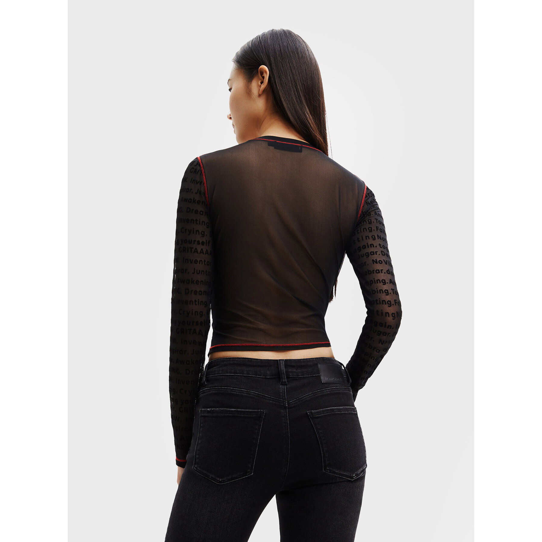 Desigual Блуза Prue 22WWTK75 Черен Regular Fit - Pepit.bg