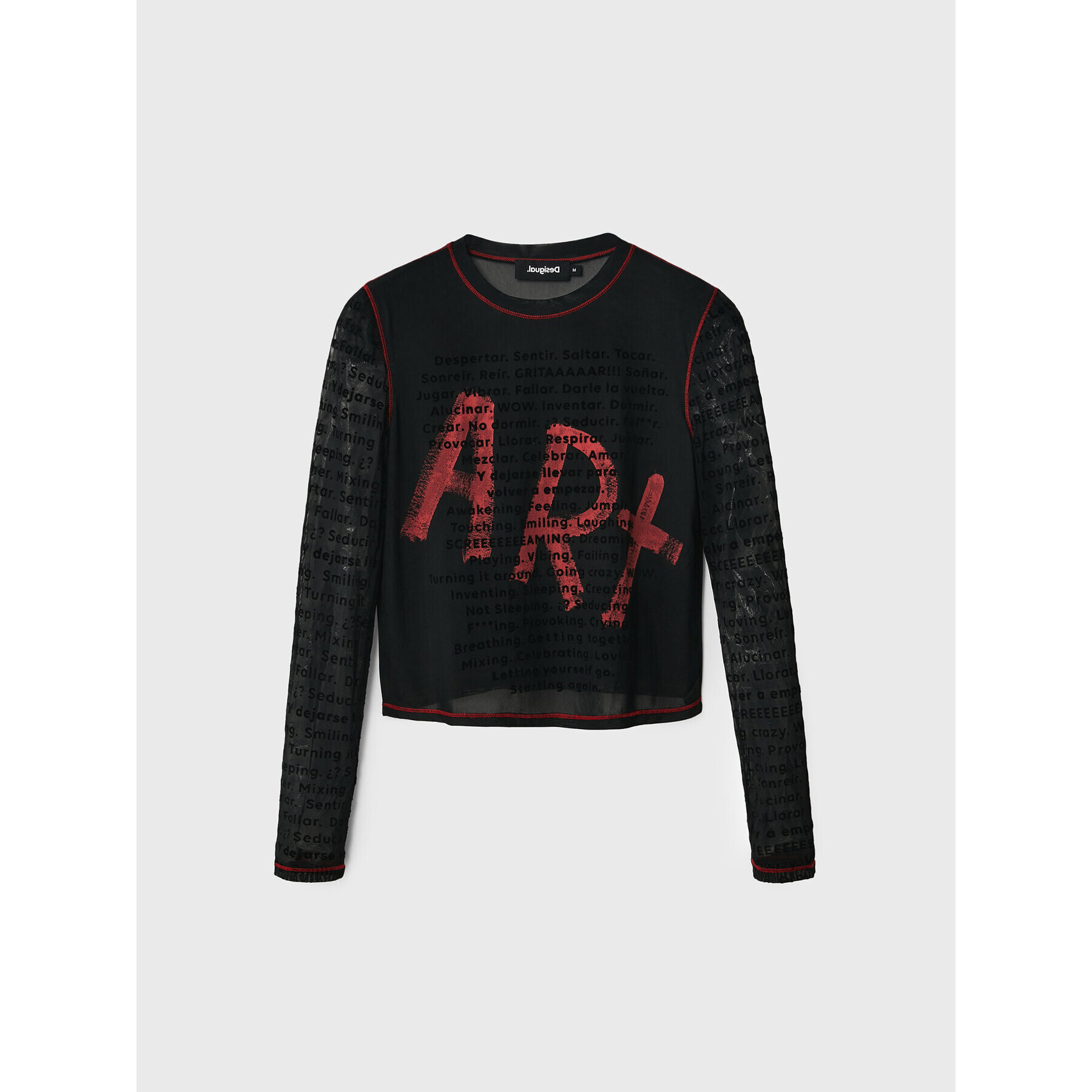 Desigual Блуза Prue 22WWTK75 Черен Regular Fit - Pepit.bg