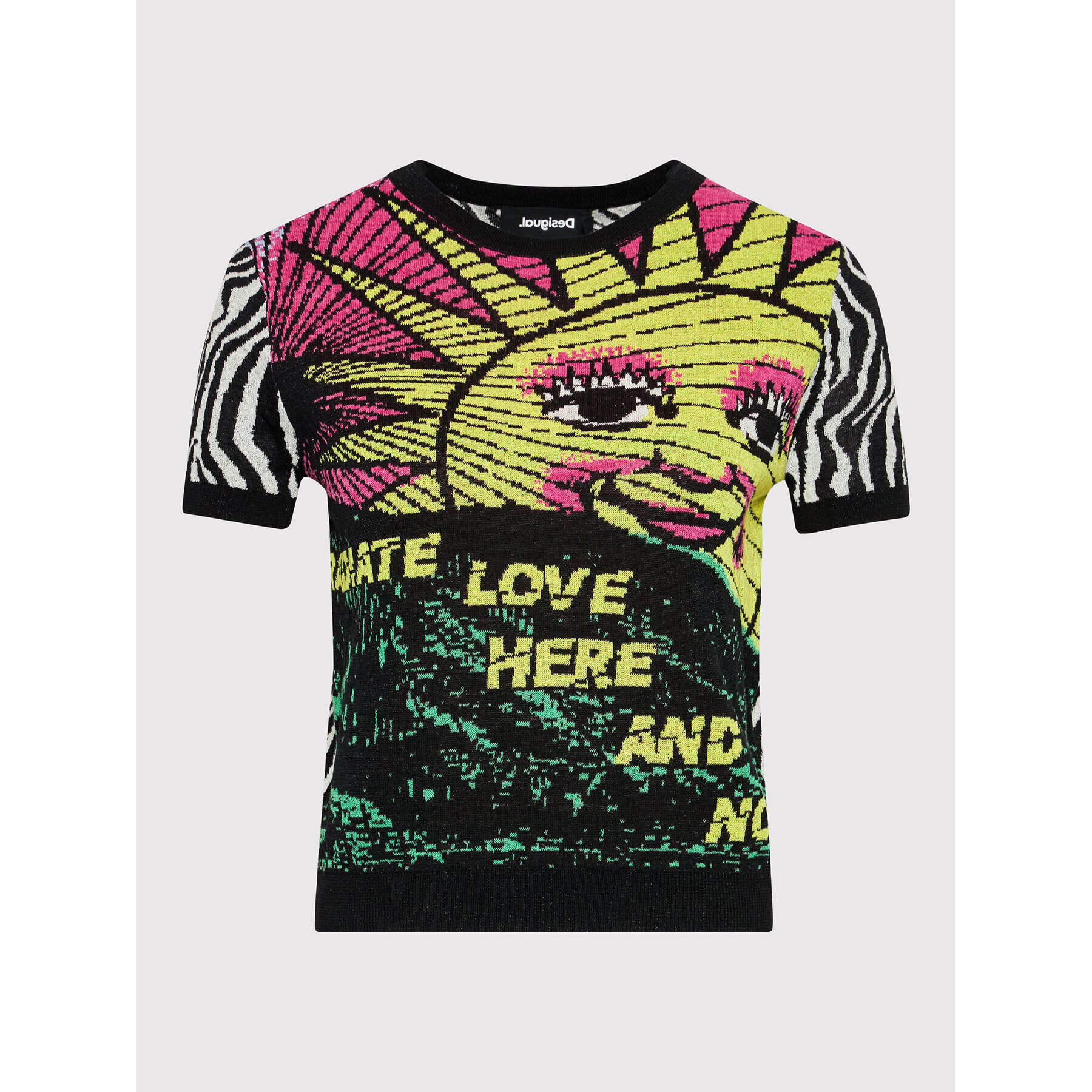 Desigual Блуза Radiate Love 21WWTK55 Цветен Regular Fit - Pepit.bg