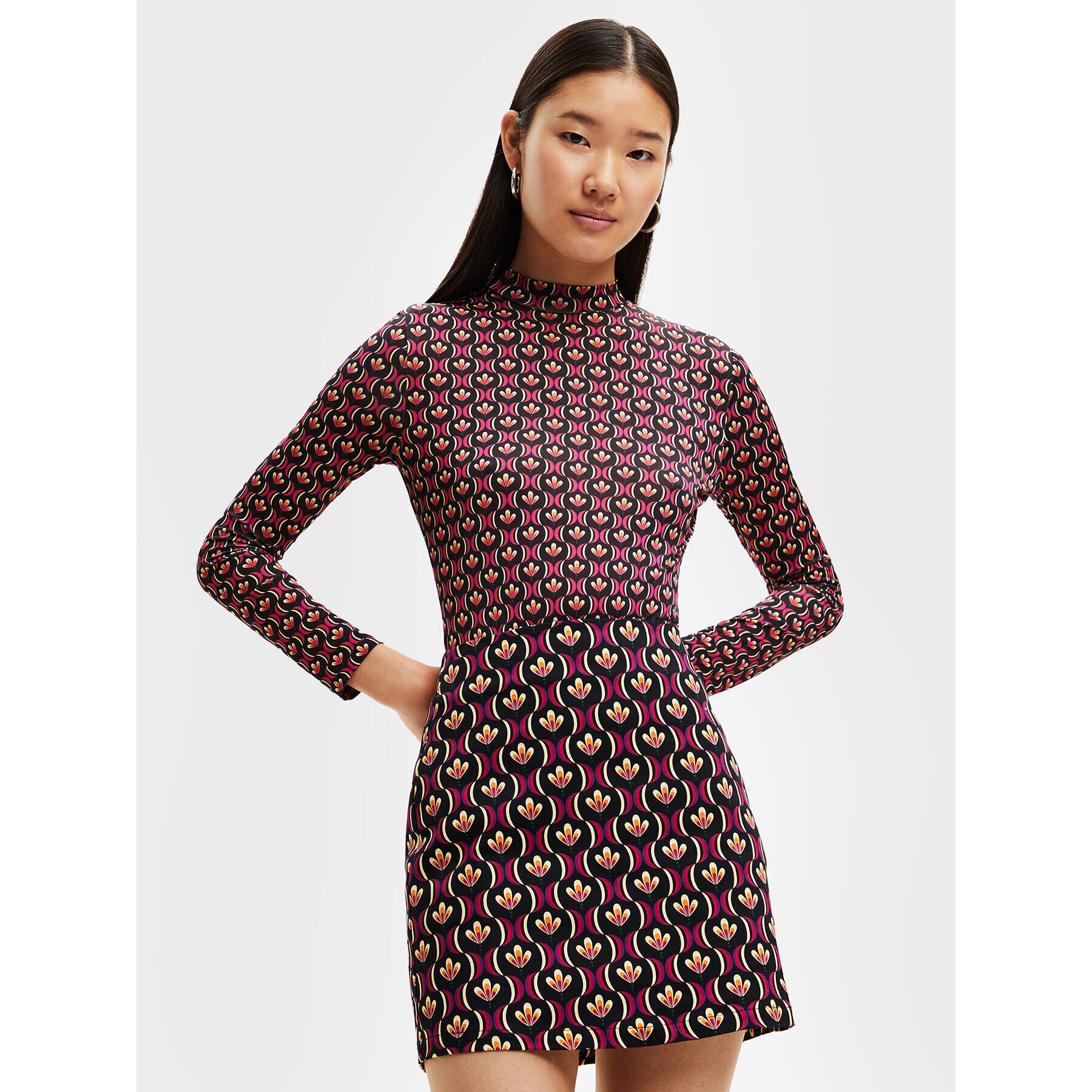 Desigual Боди Nera 22WWQK21 Цветен Slim Fit - Pepit.bg