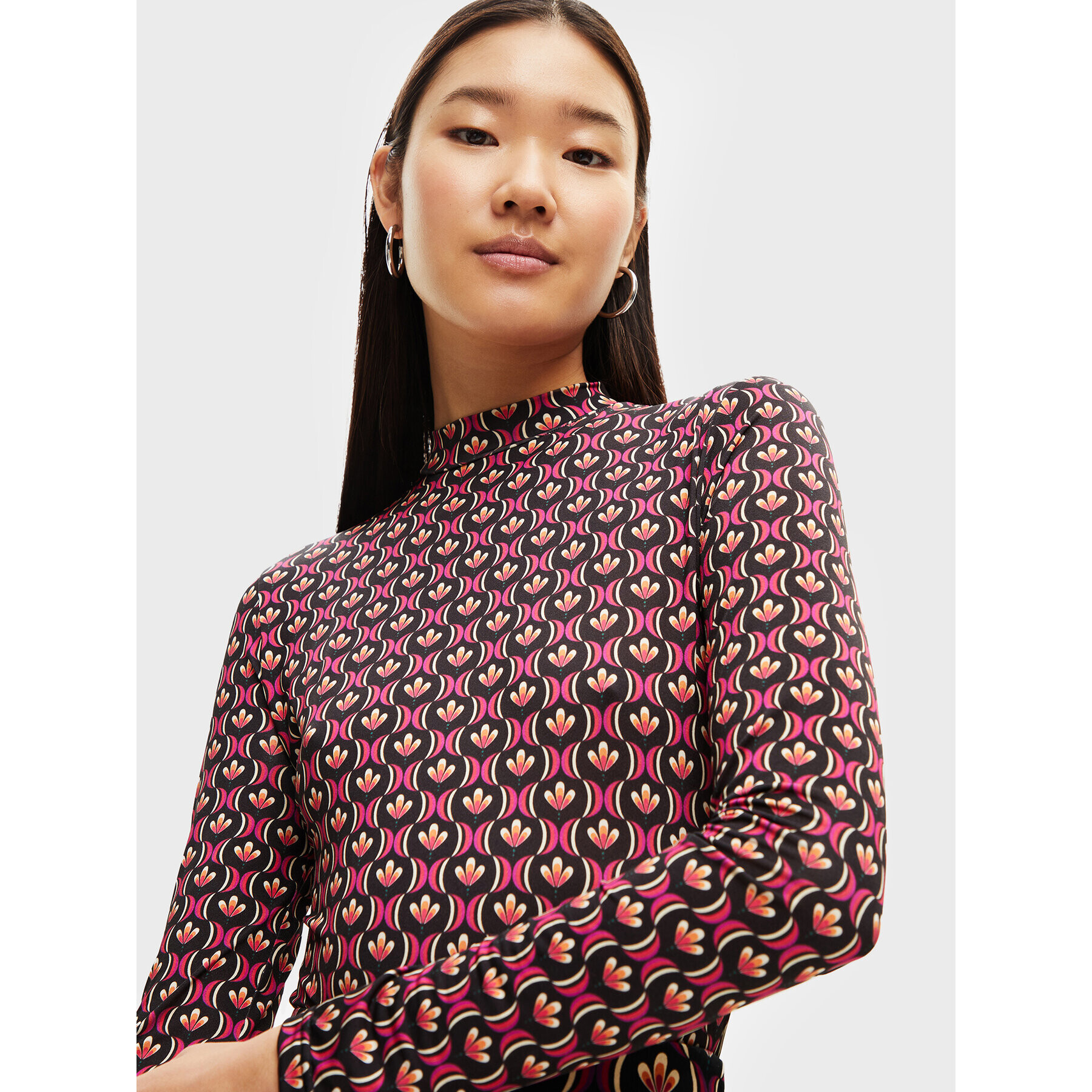 Desigual Боди Nera 22WWQK21 Цветен Slim Fit - Pepit.bg