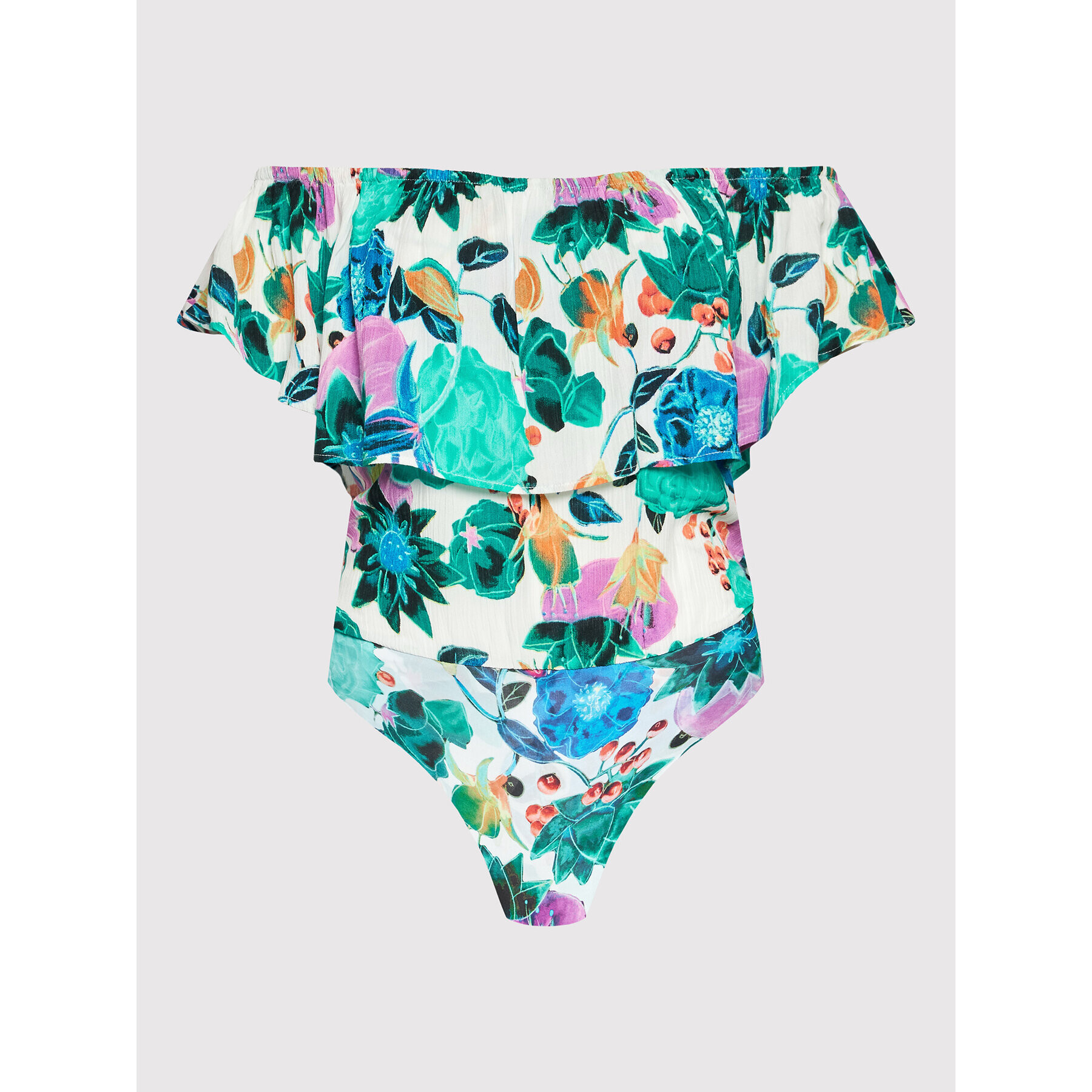 Desigual Боди Sendy 22SWBW31 Цветен Slim Fit - Pepit.bg