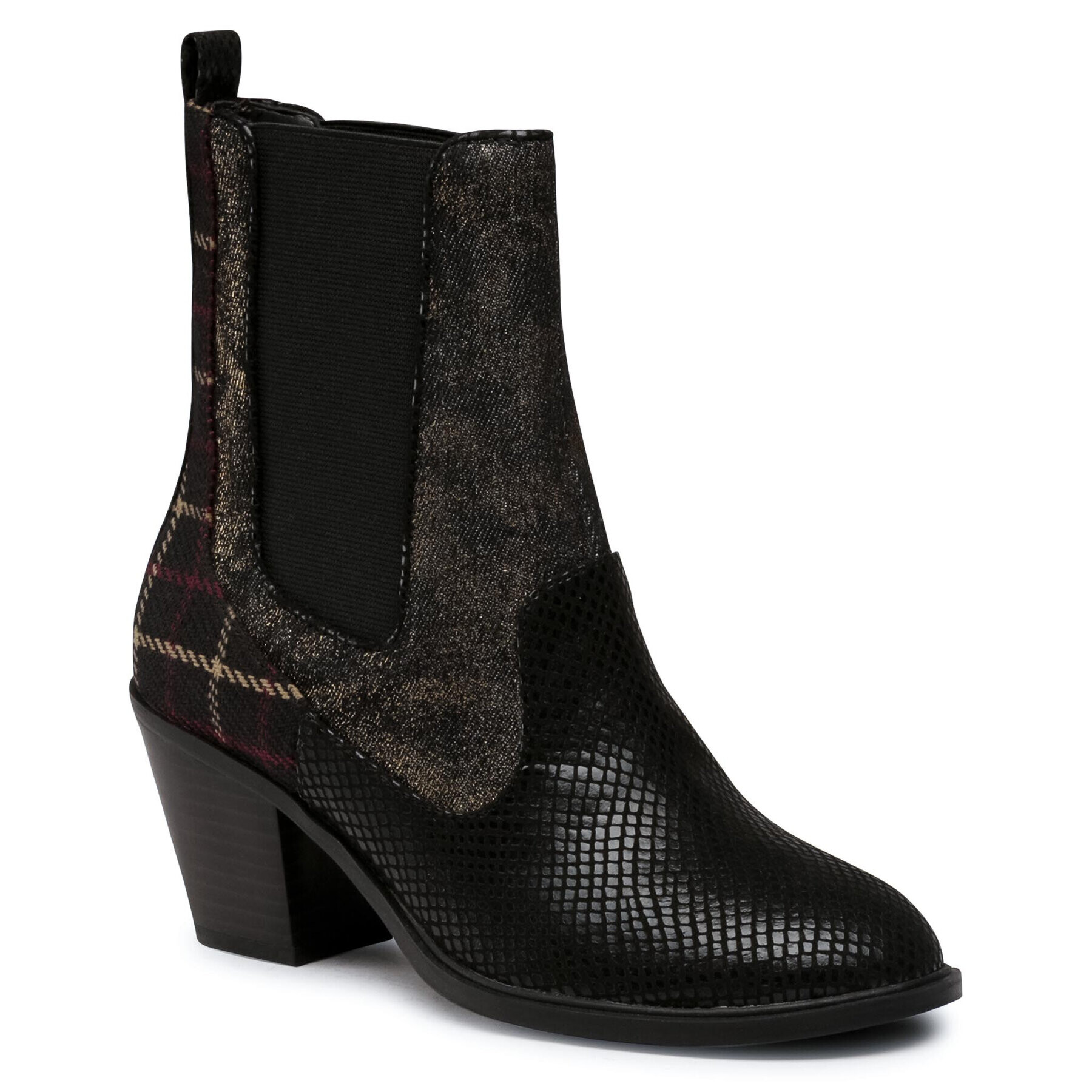 Desigual Боти Chelsea Patch 20WSTA01 Черен - Pepit.bg