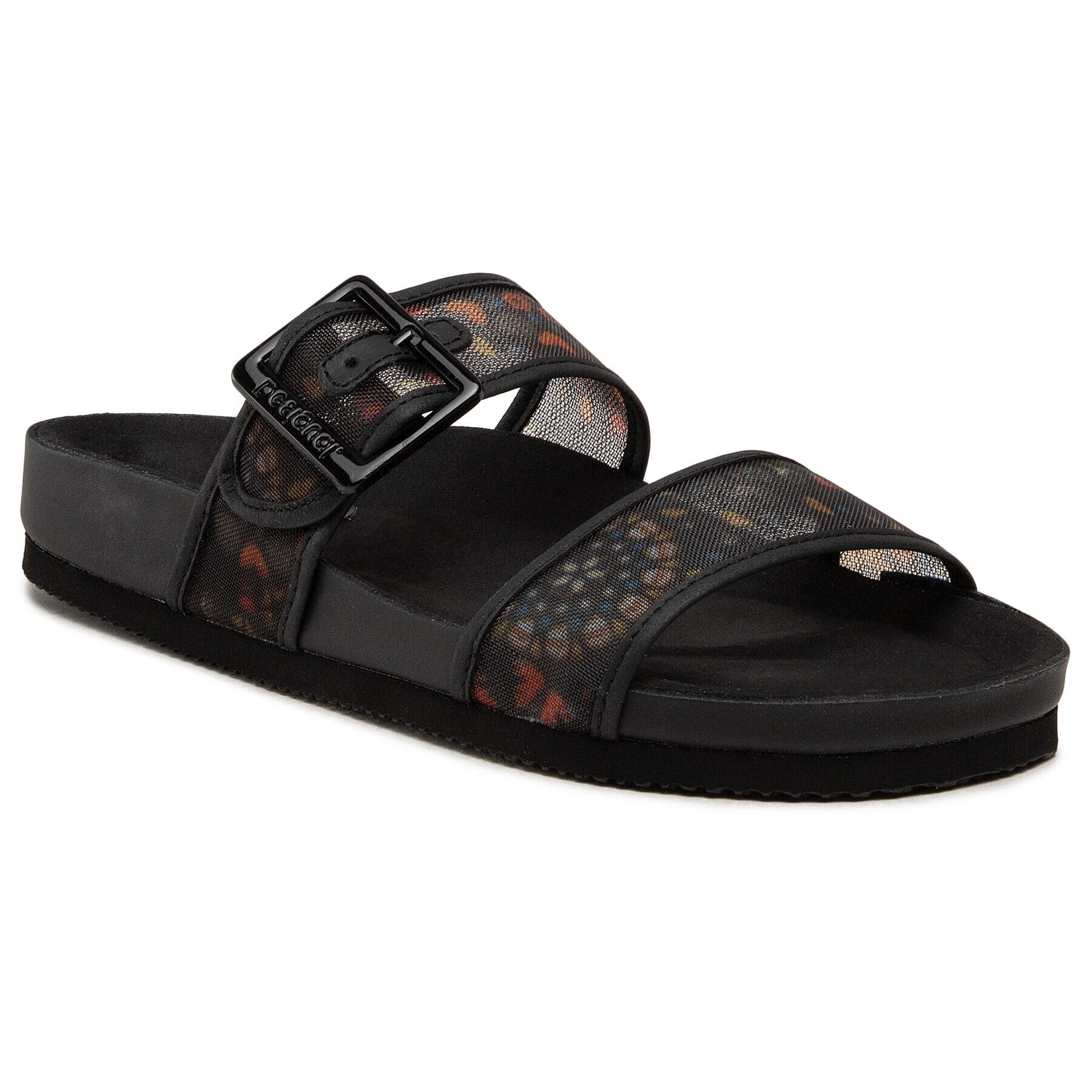 Desigual Чехли Aries Butterly 21SSHP11 Черен - Pepit.bg